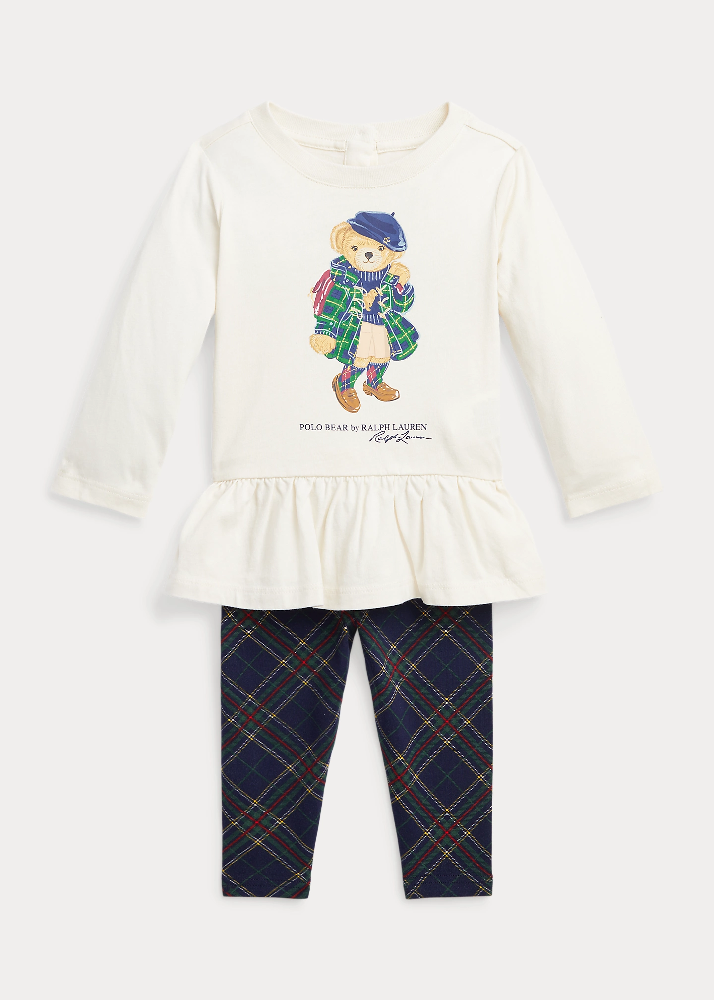 Polo Bear Jersey Top & Legging Set