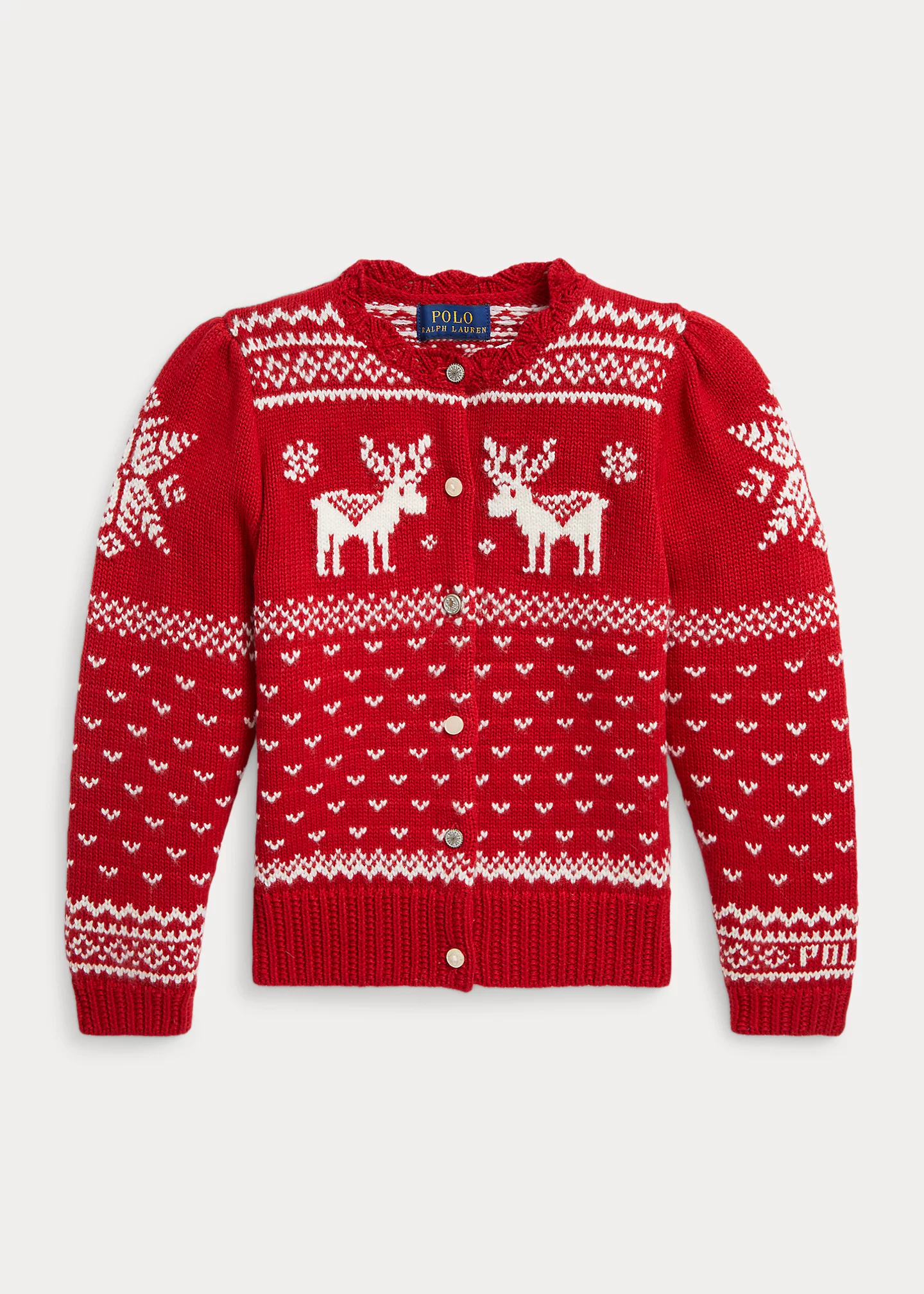 Fair Isle Cotton-Blend Cardigan