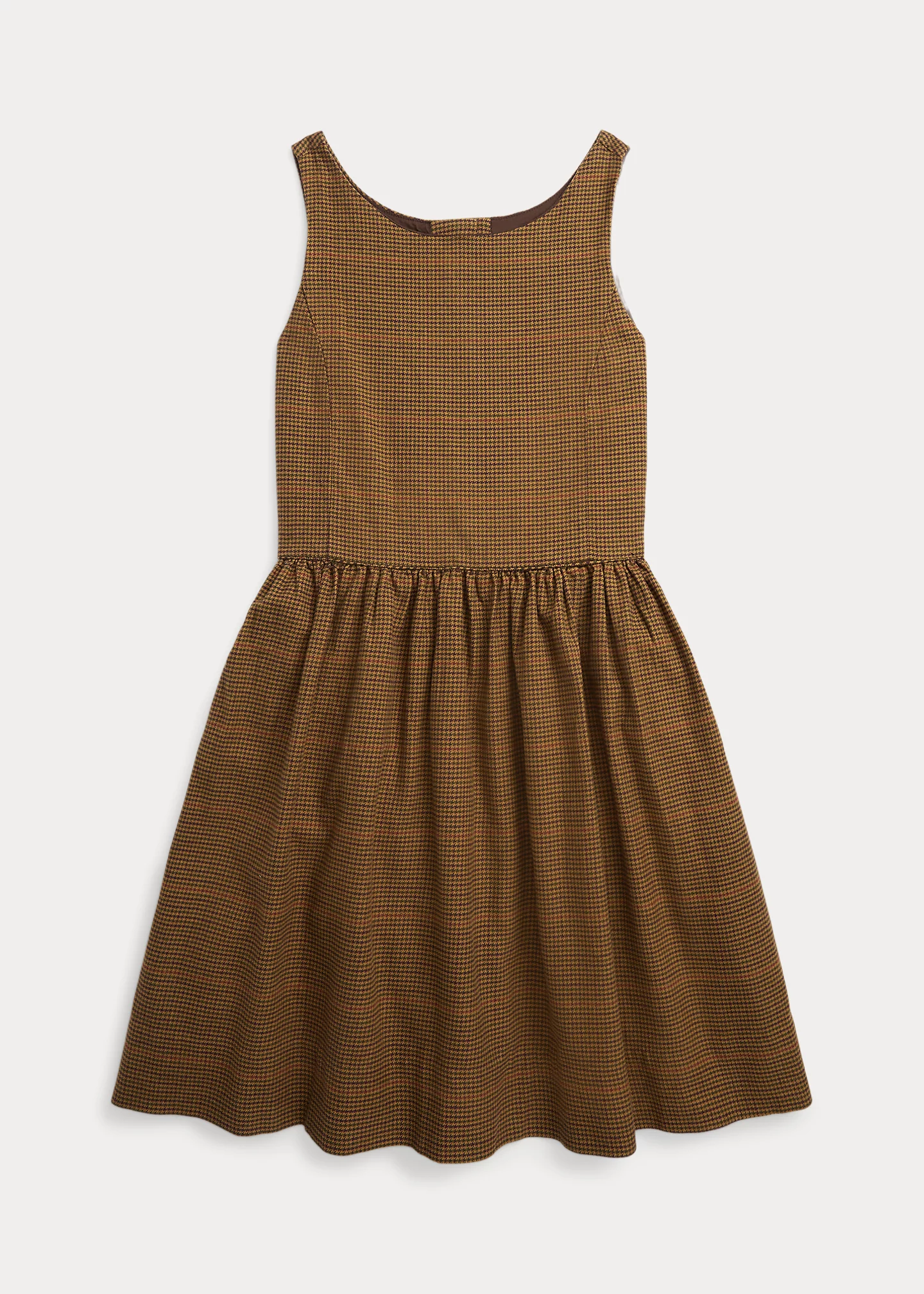 Plaid Cotton Twill Dress