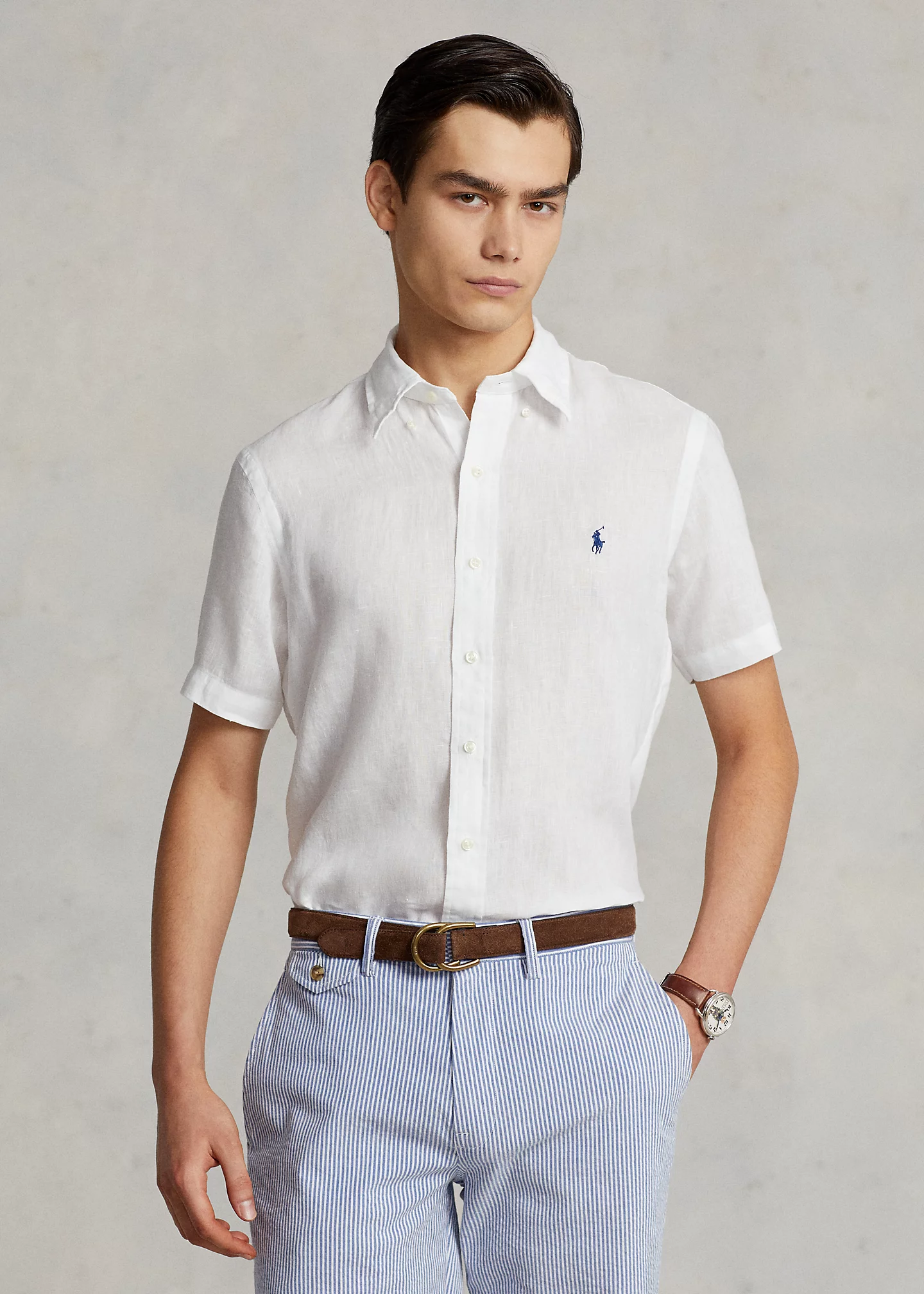 Classic Fit Linen Shirt