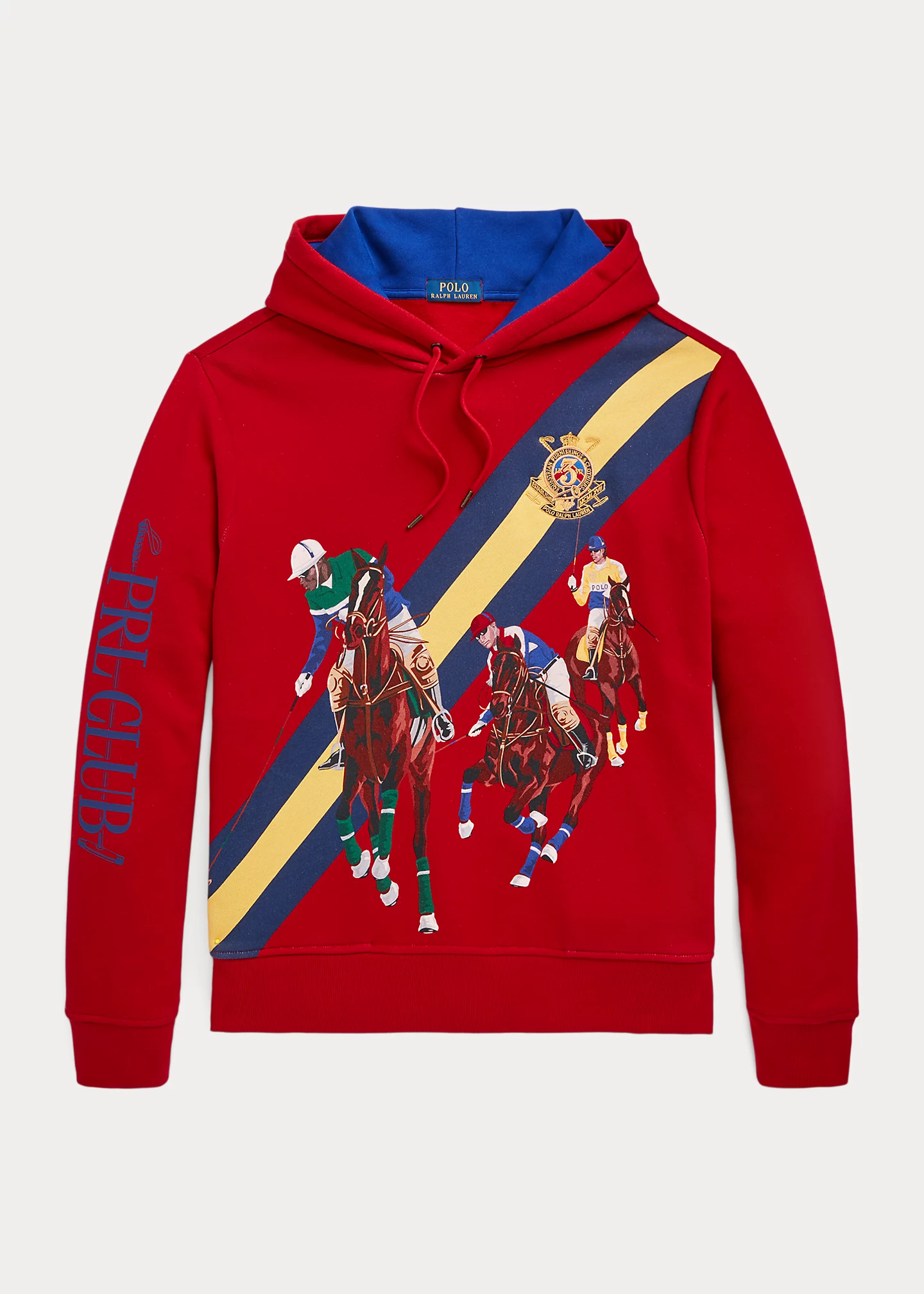 Polo Match–Print Fleece Hoodie