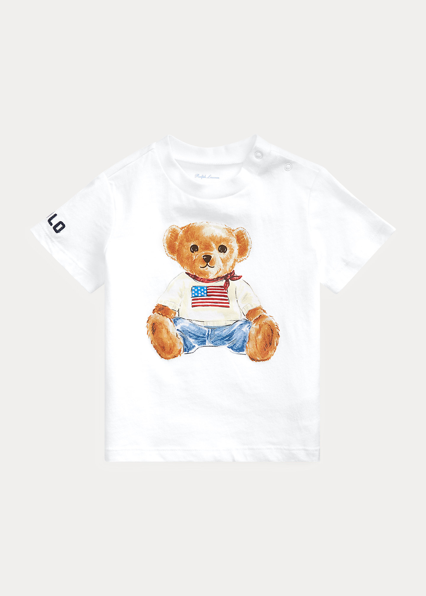 Polo Bear Cotton Jersey Tee