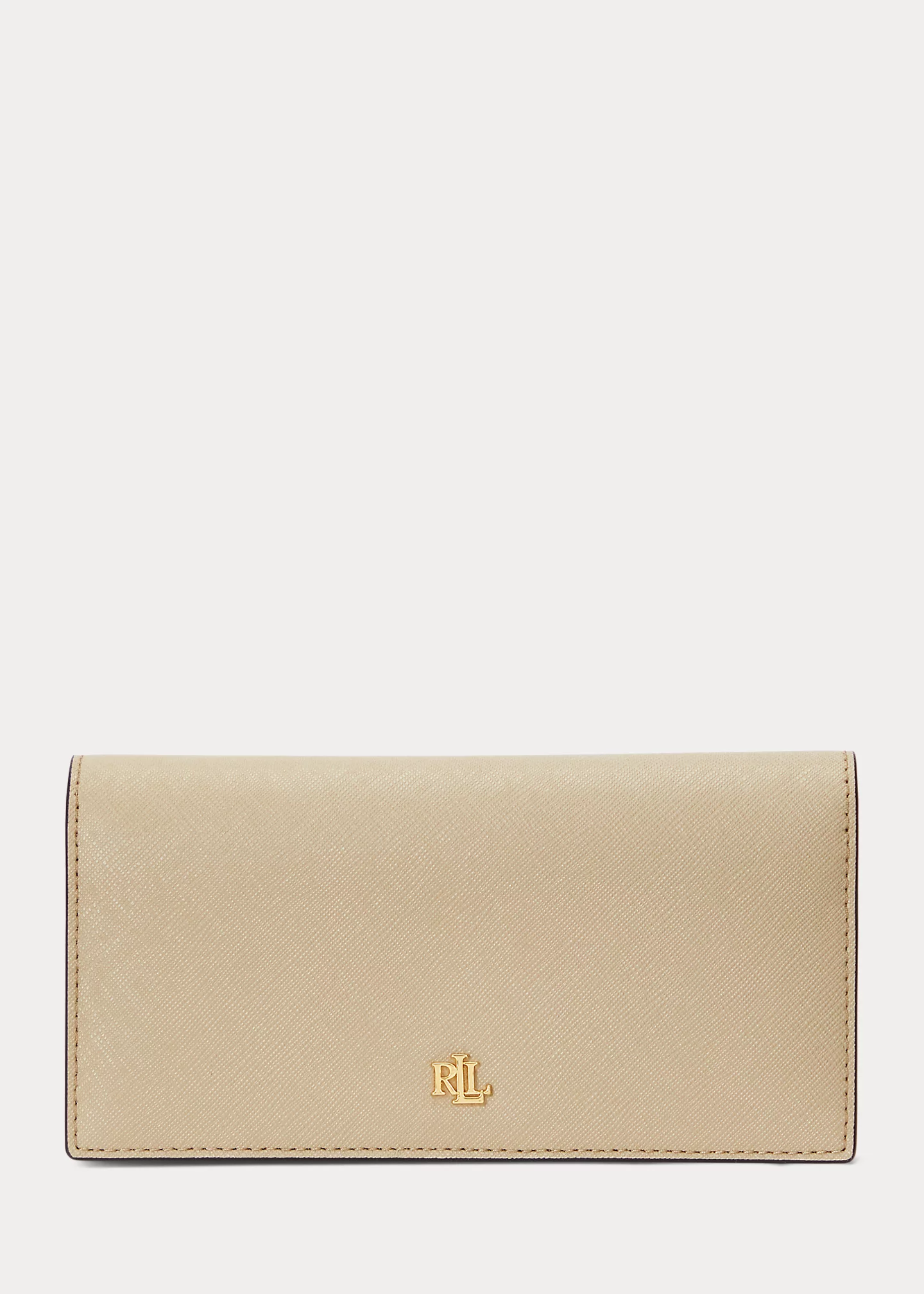 Crosshatch Leather Slim Wallet