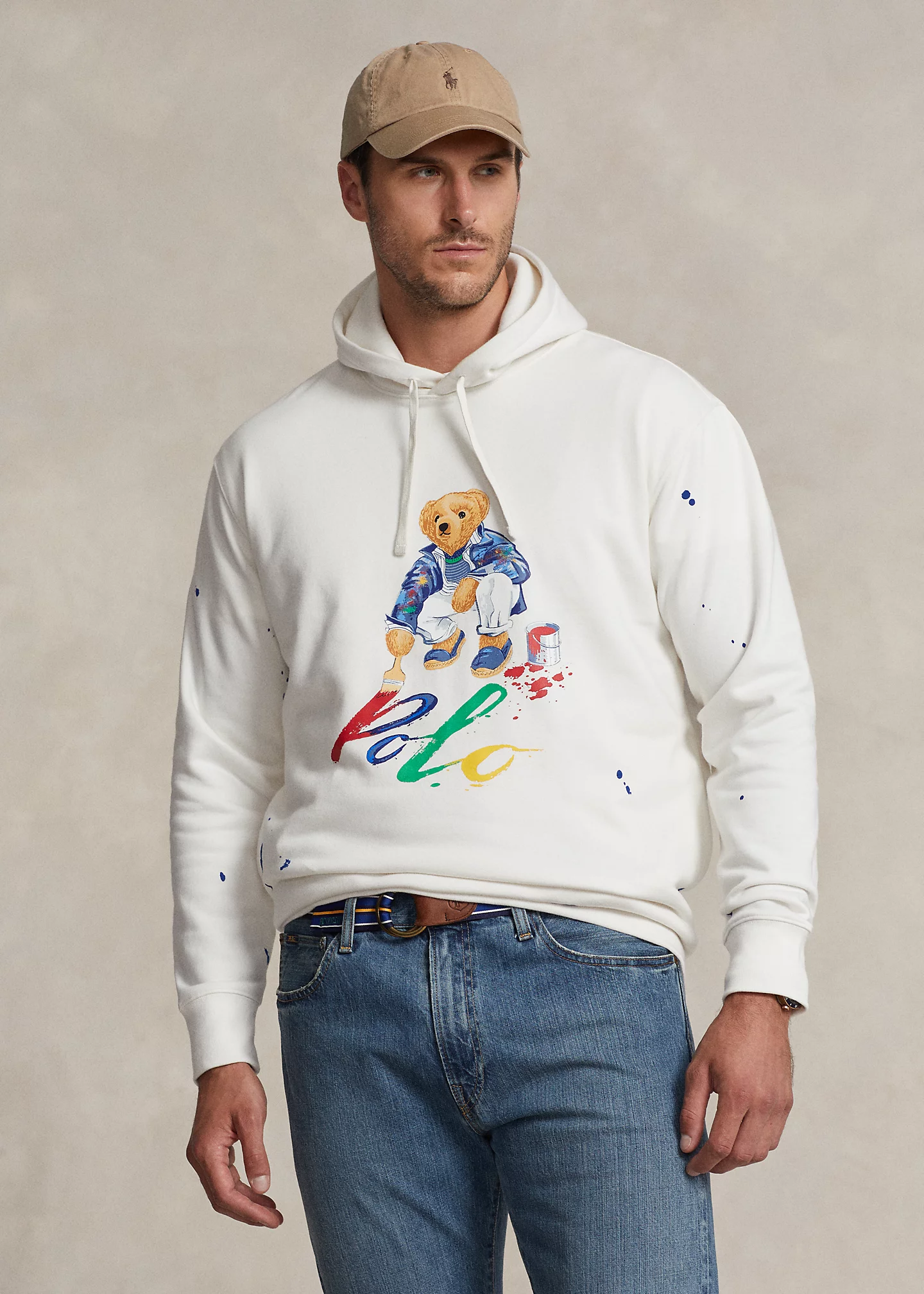 Polo Bear Fleece Hoodie