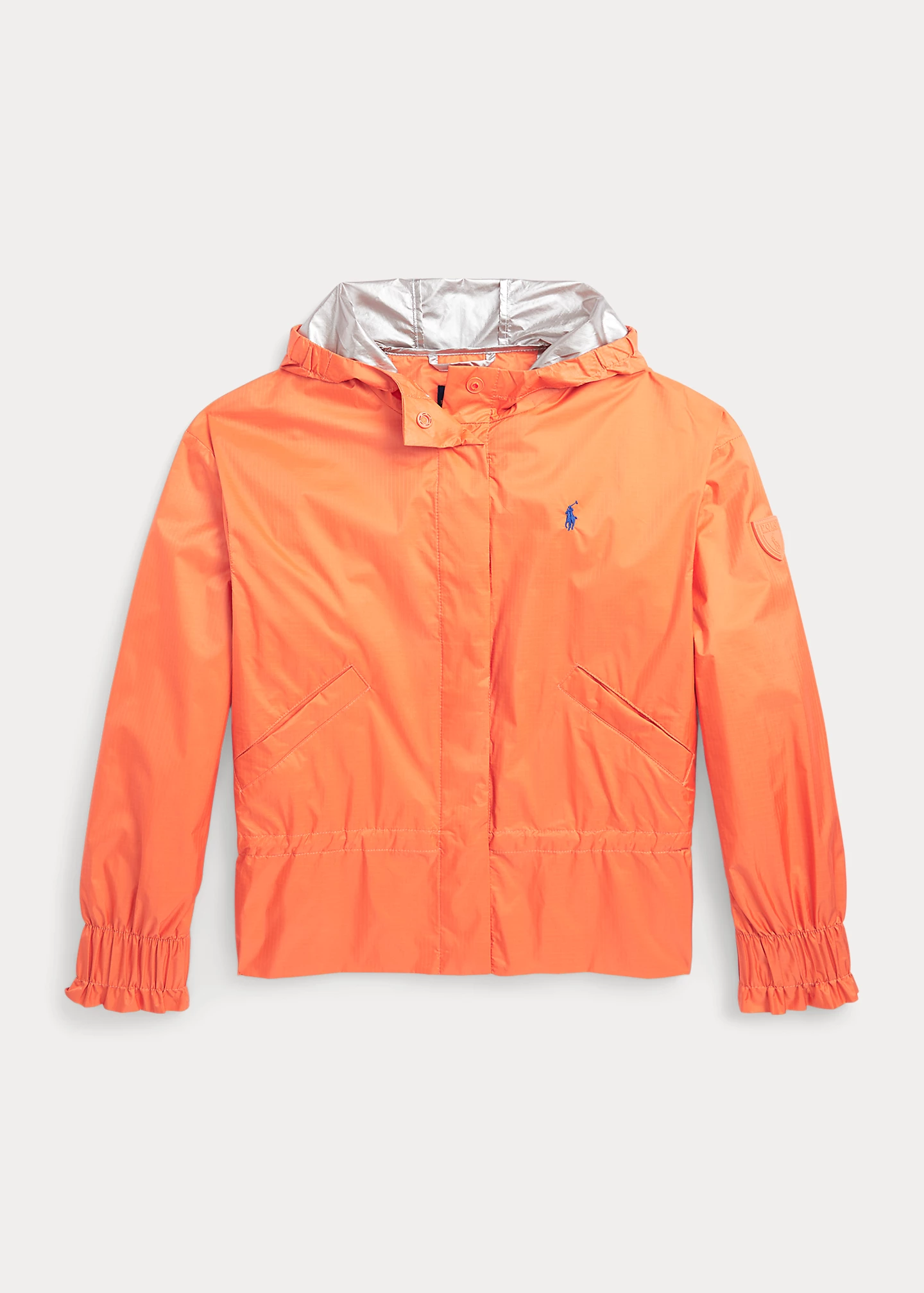 Water-Resistant Peplum Ripstop Jacket