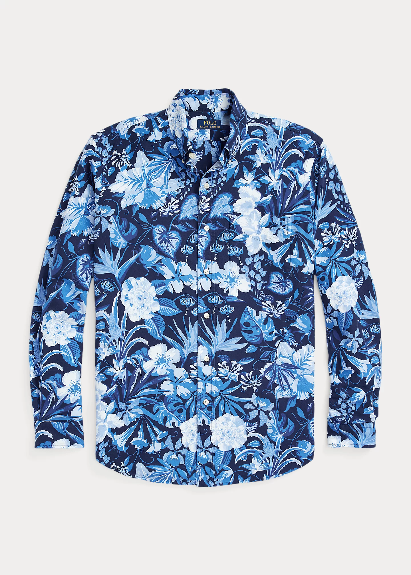 Classic Fit Floral Oxford Shirt