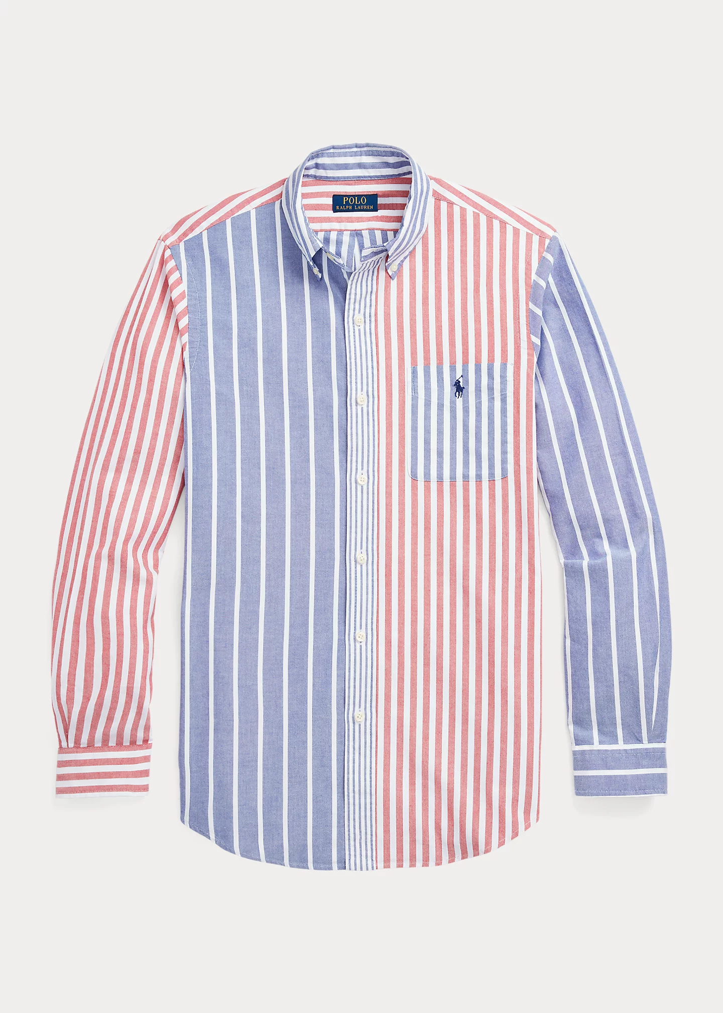 Classic Fit Striped Oxford Fun Shirt