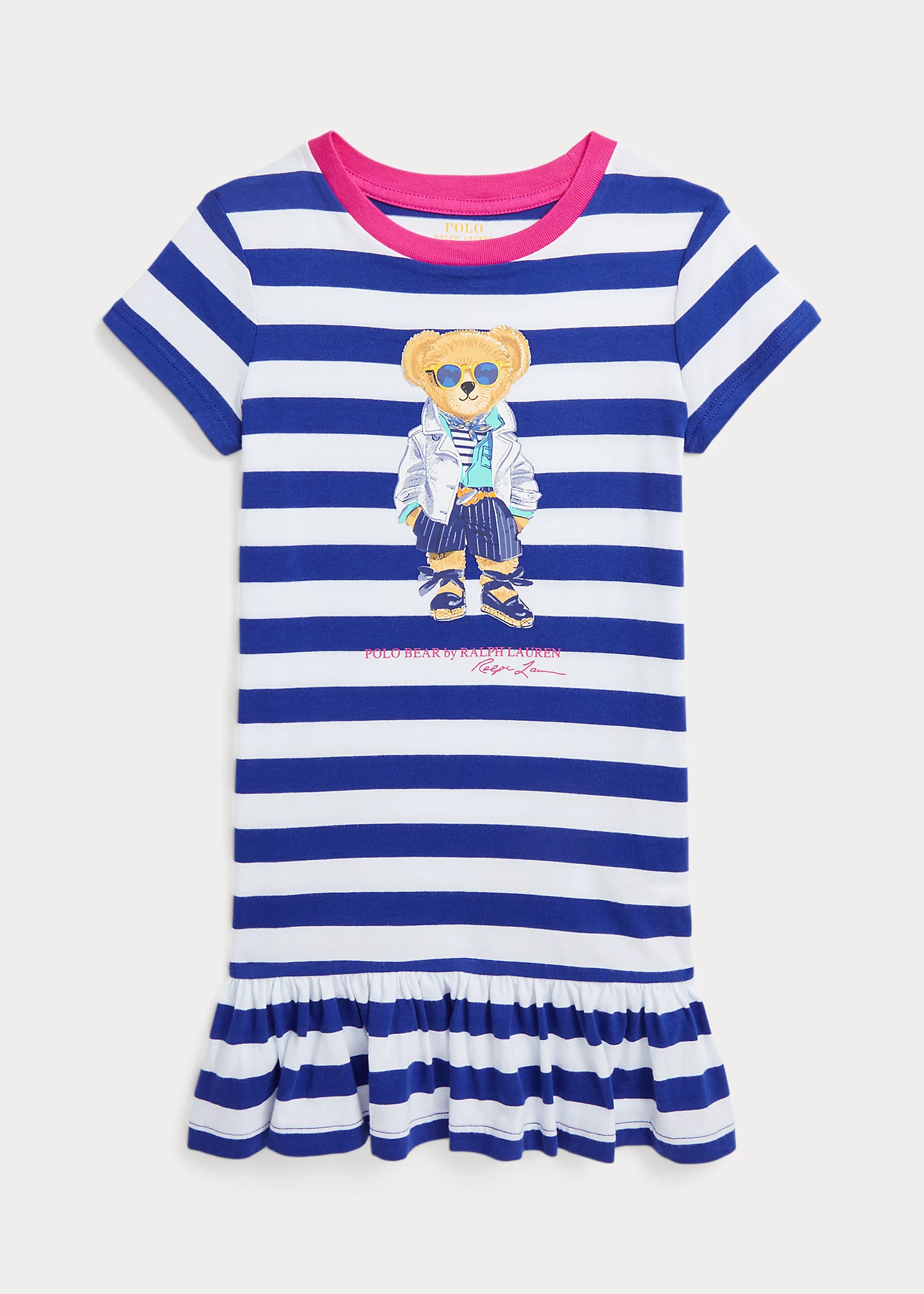 Polo Bear Cotton Jersey Tee Dress