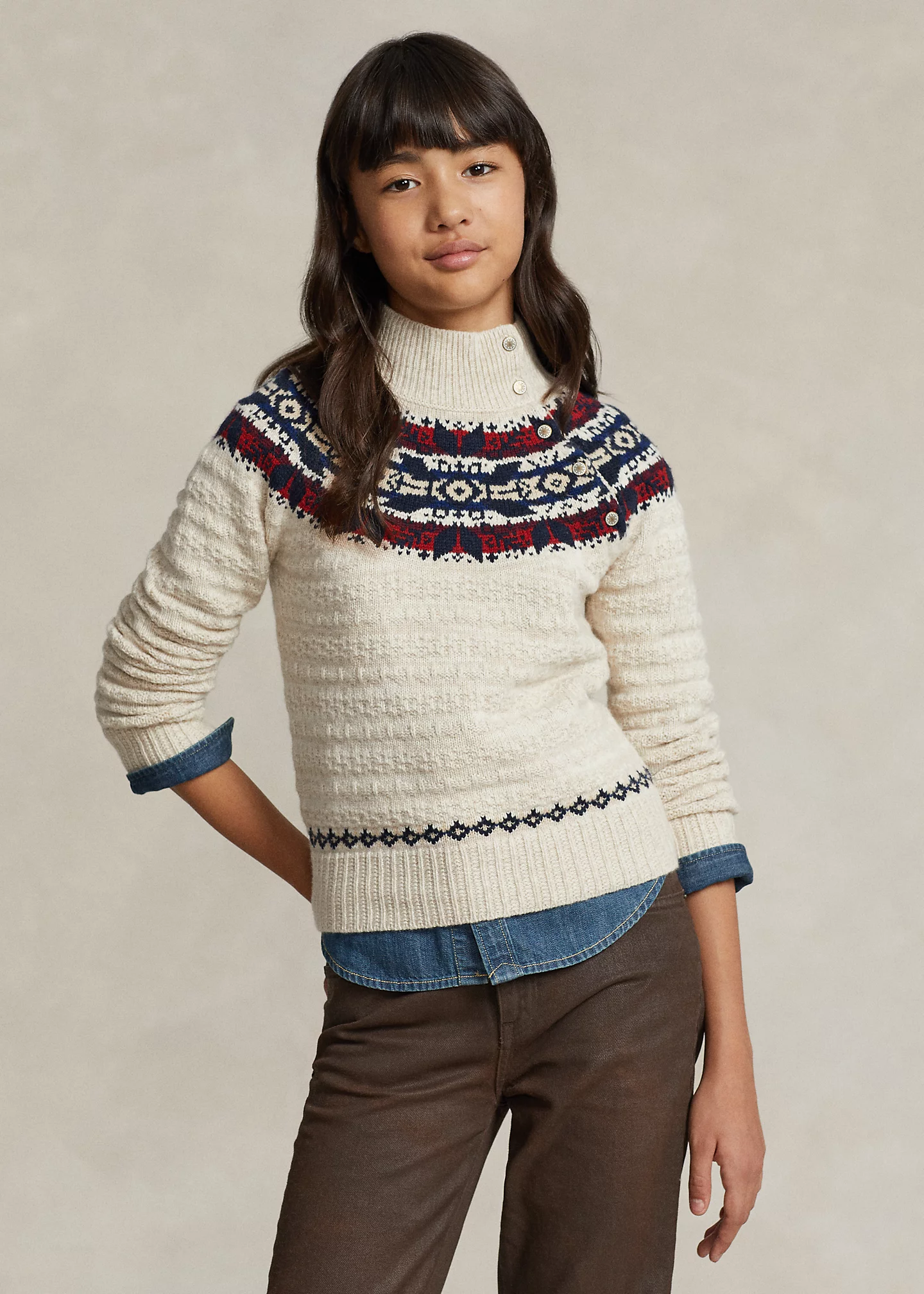 Fair Isle Wool-Blend Sweater
