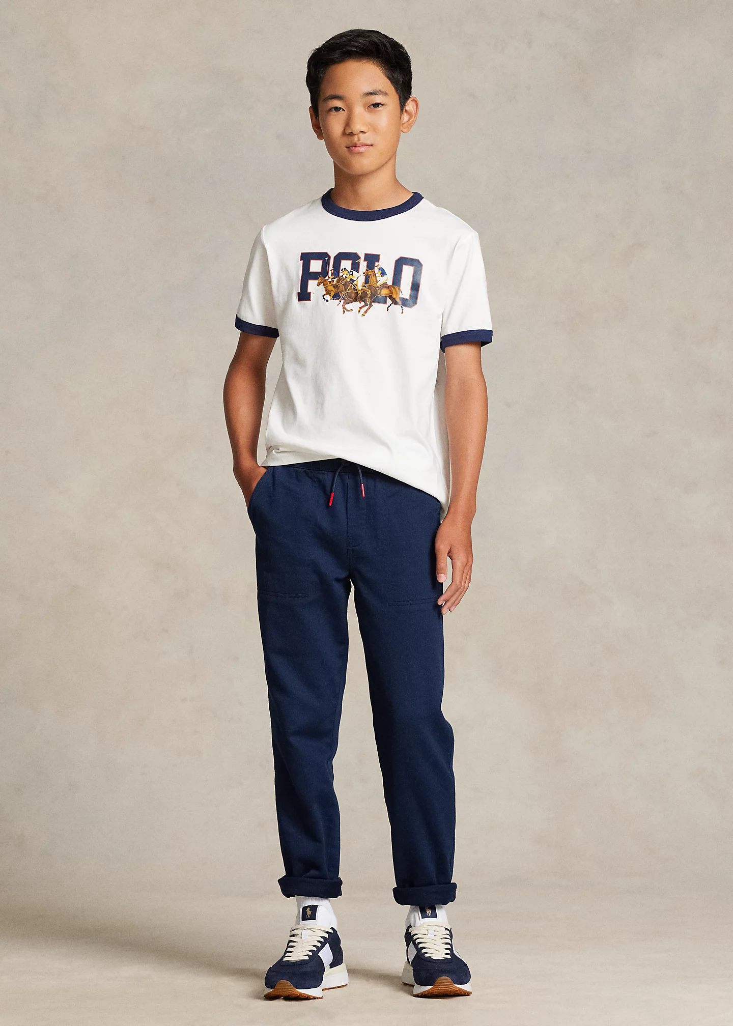 Knitlike Twill Drawstring Pant