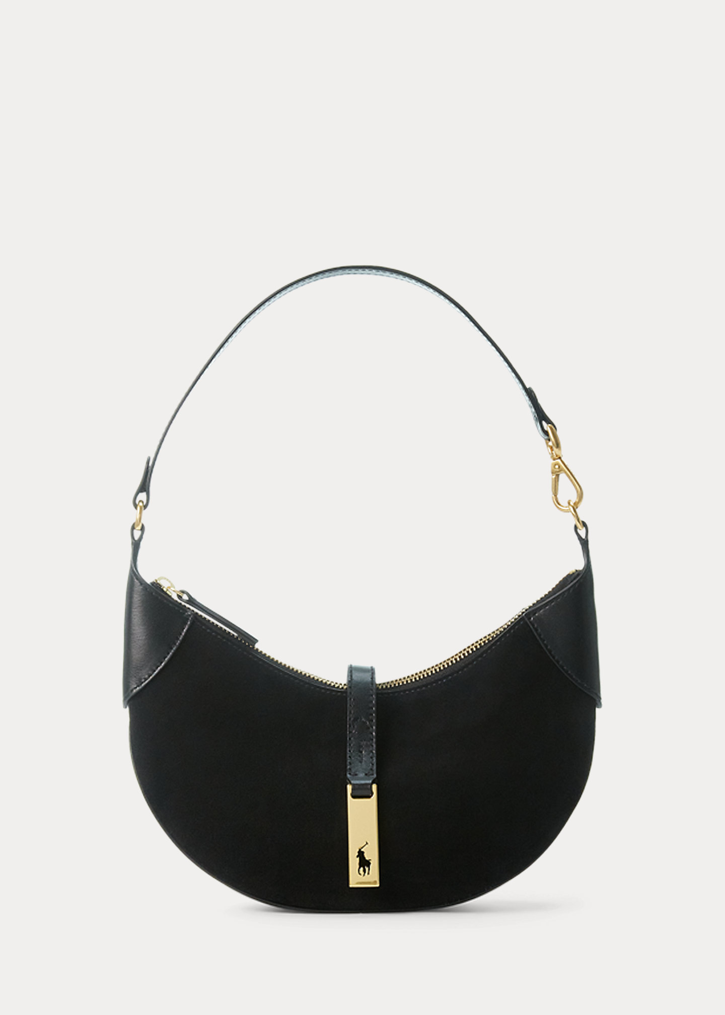 Polo ID Suede Mini Shoulder Bag