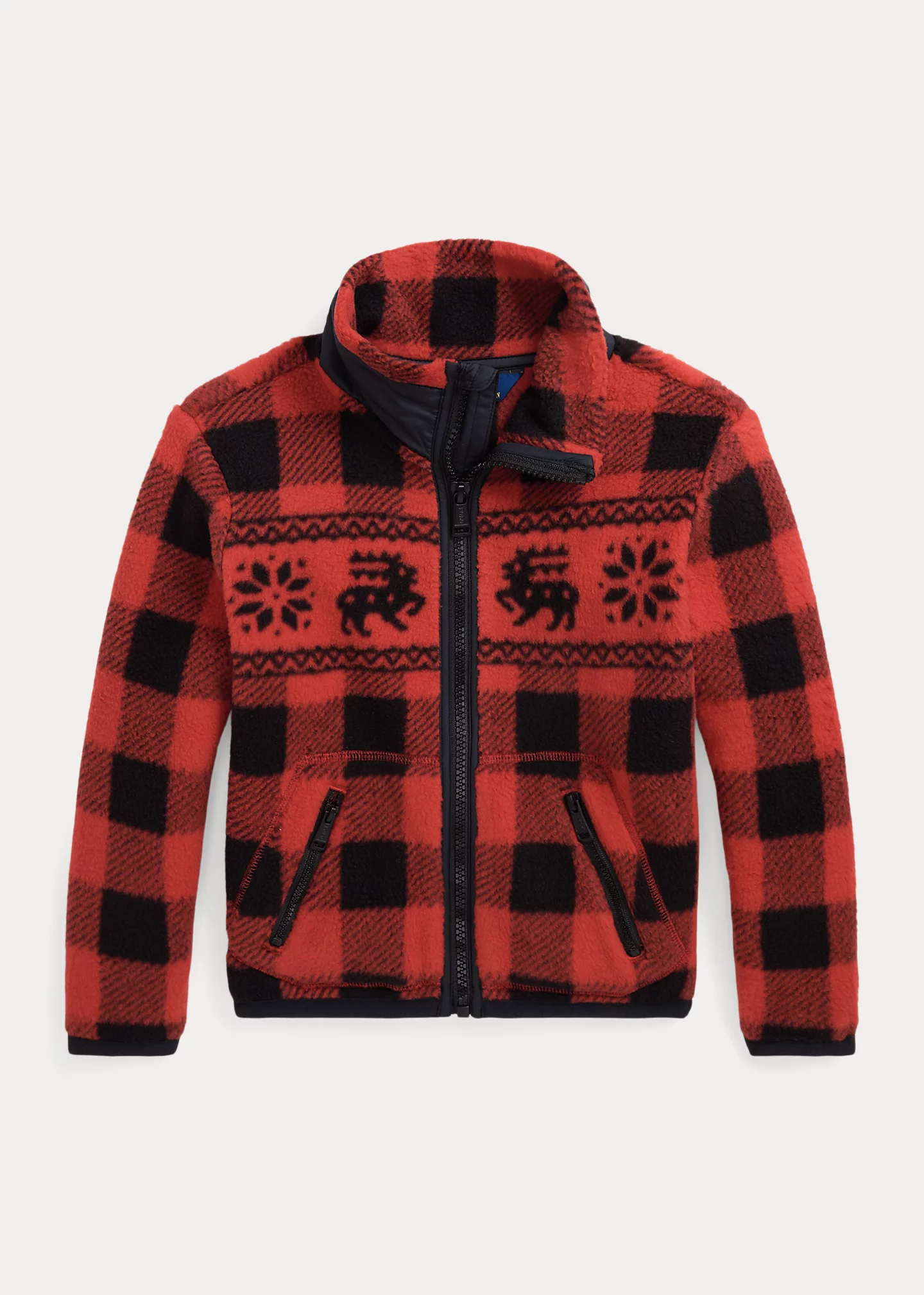 Fair Isle Teddy Fleece Jacket