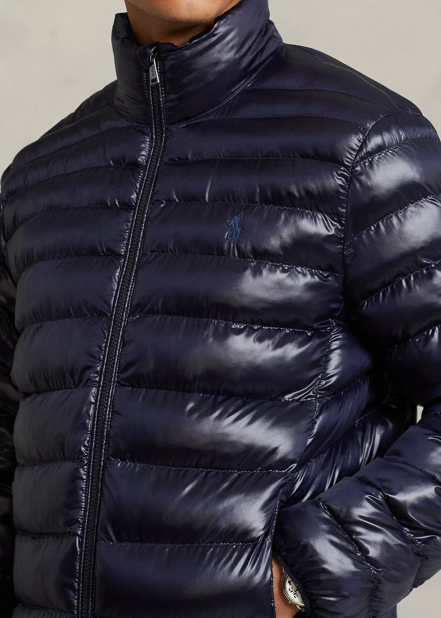 The Colden Packable Glossed Jacket