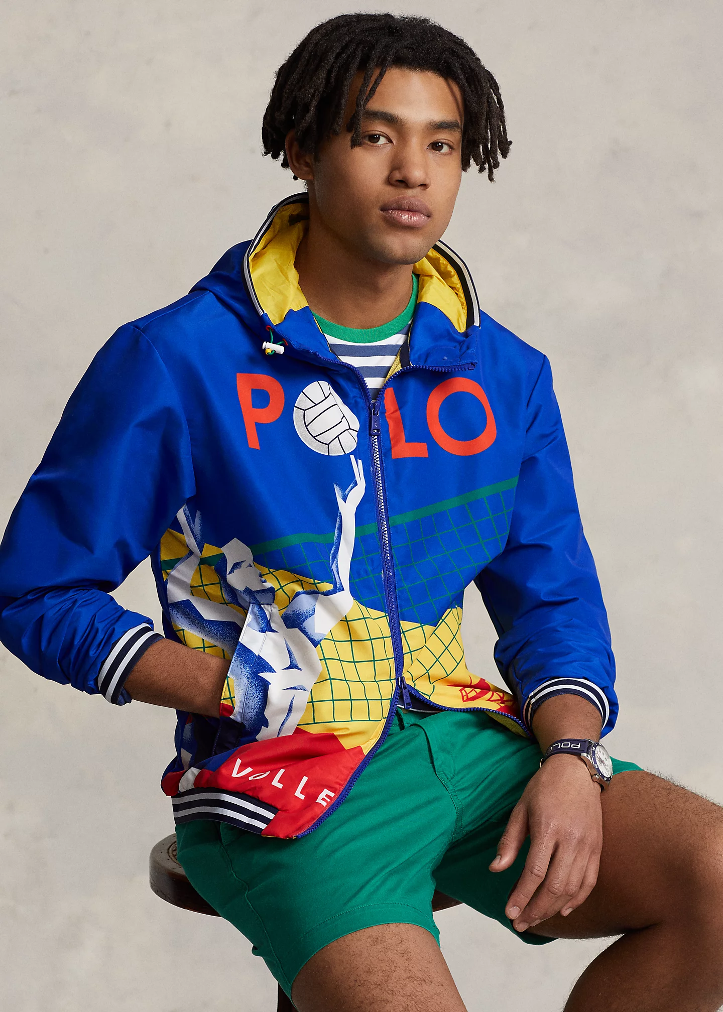 Graphic Hooded Jacket