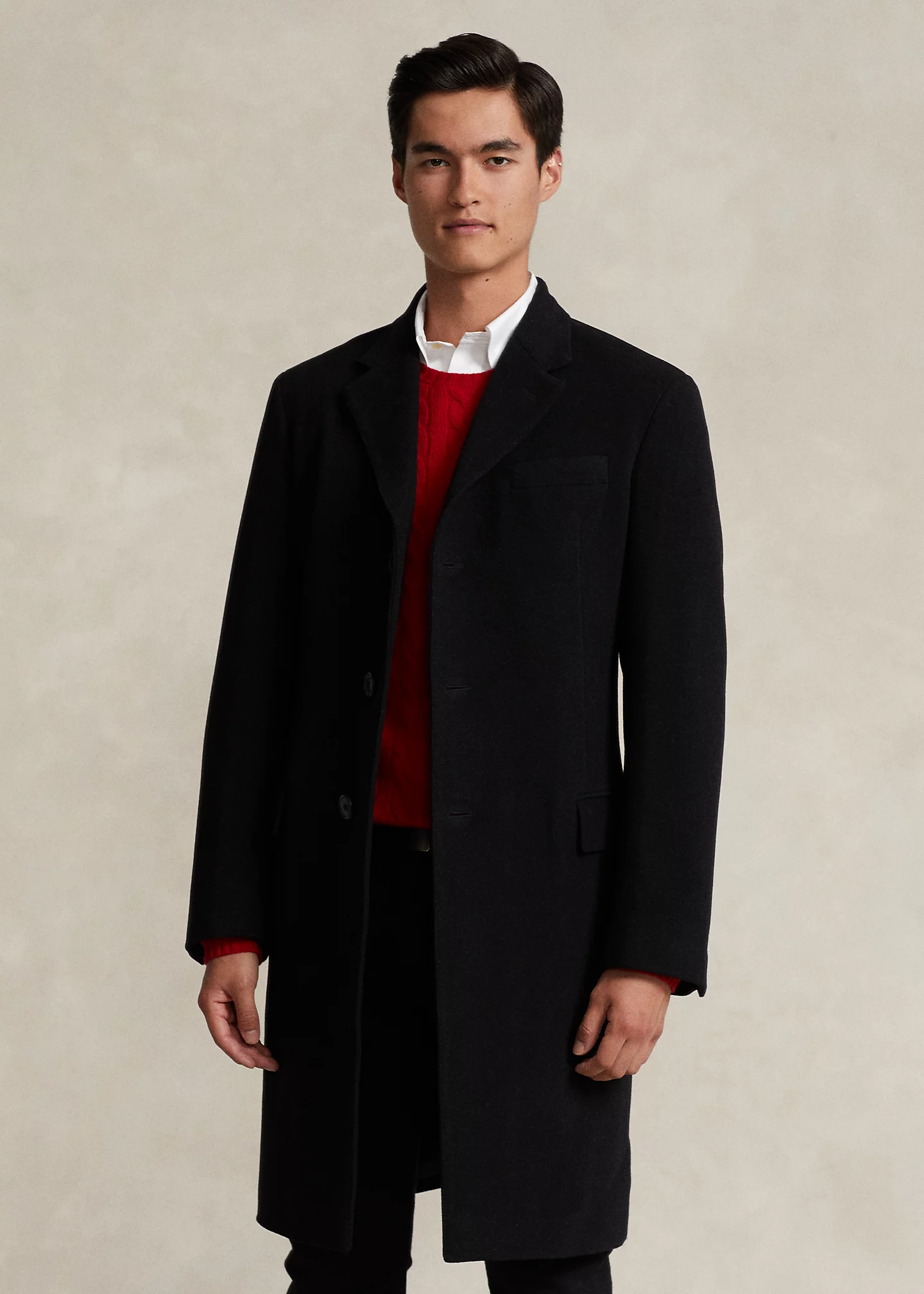 Brushed Twill Topcoat