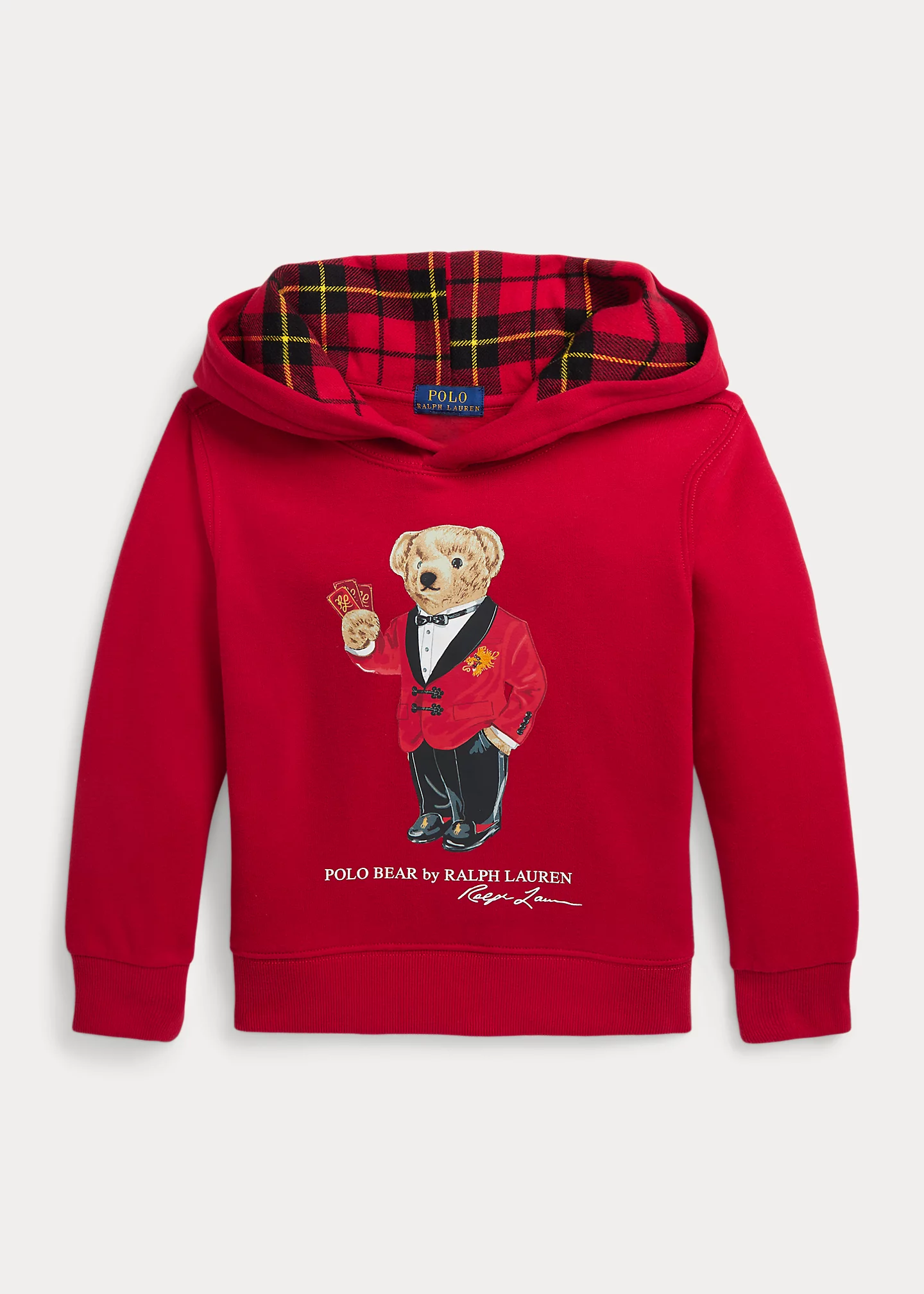 Lunar New Year Polo Bear Fleece Hoodie