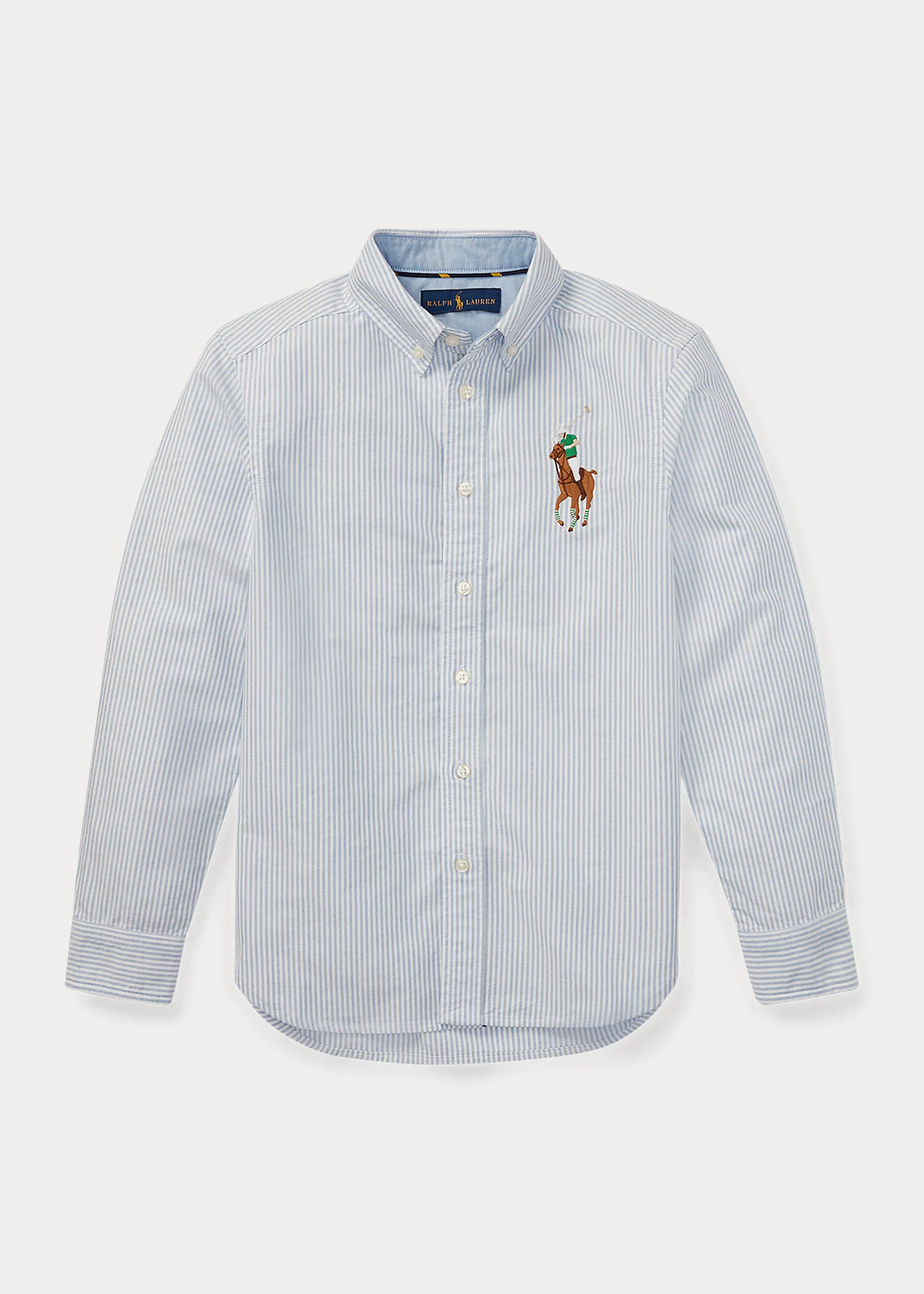 Big Pony Striped Oxford Shirt