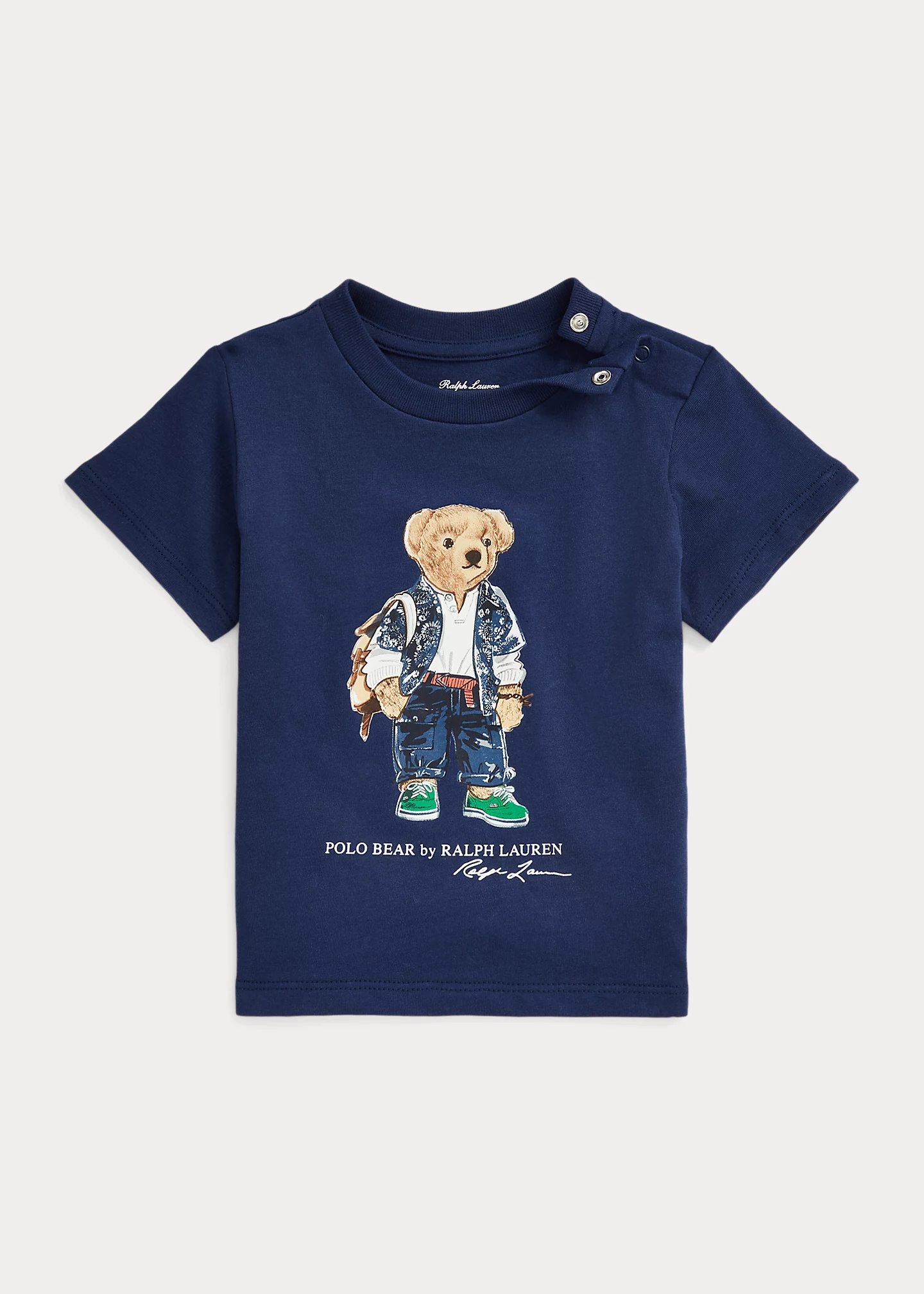 Polo Bear Cotton Jersey Tee