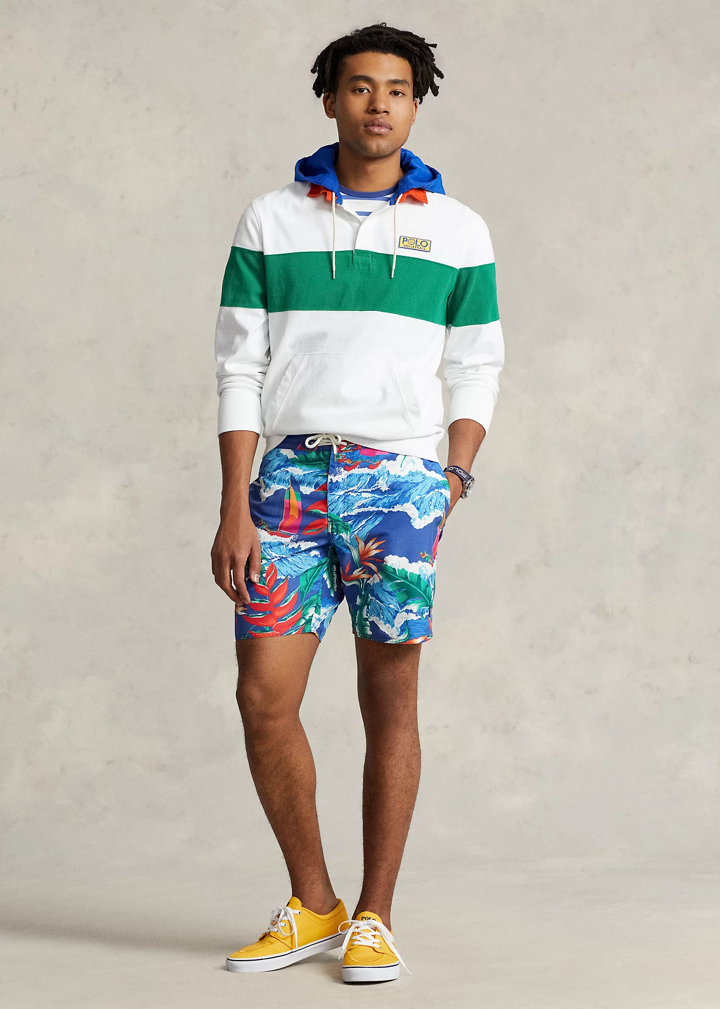 7.25-Inch Hoffman Print Swim Trunk