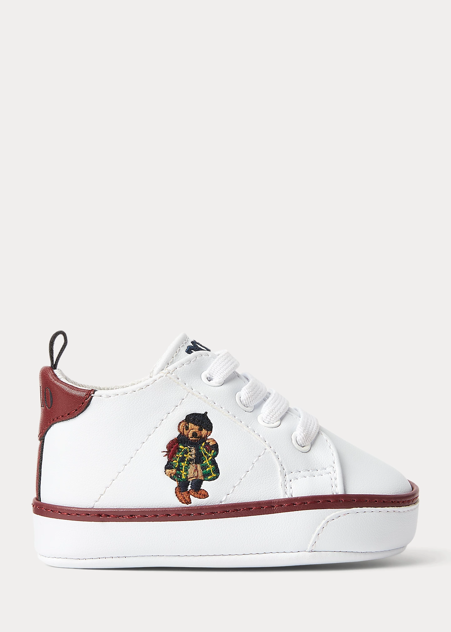 Quilton Polo Bear Faux-Leather Sneaker