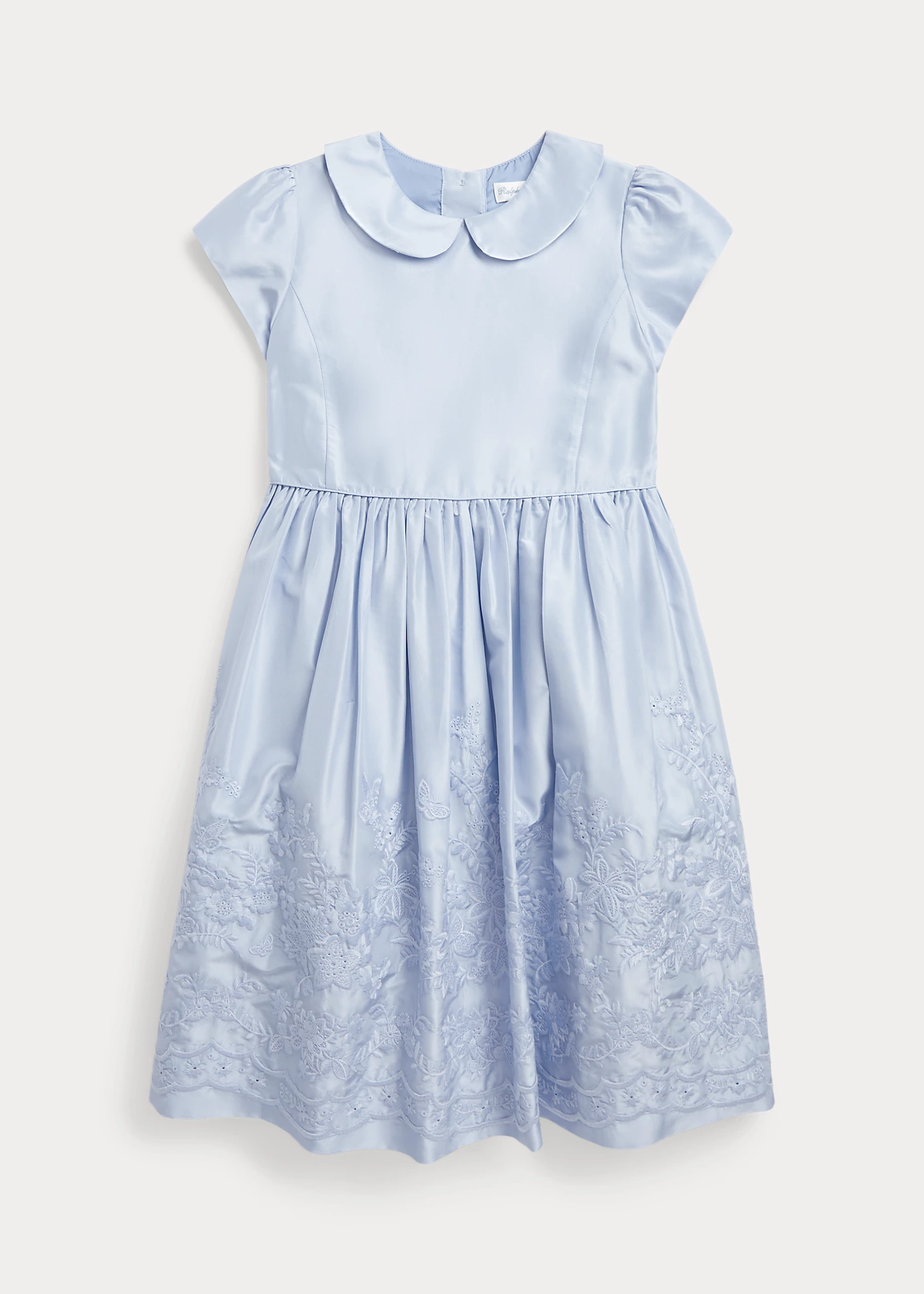 Embroidered Mulberry Silk Dress