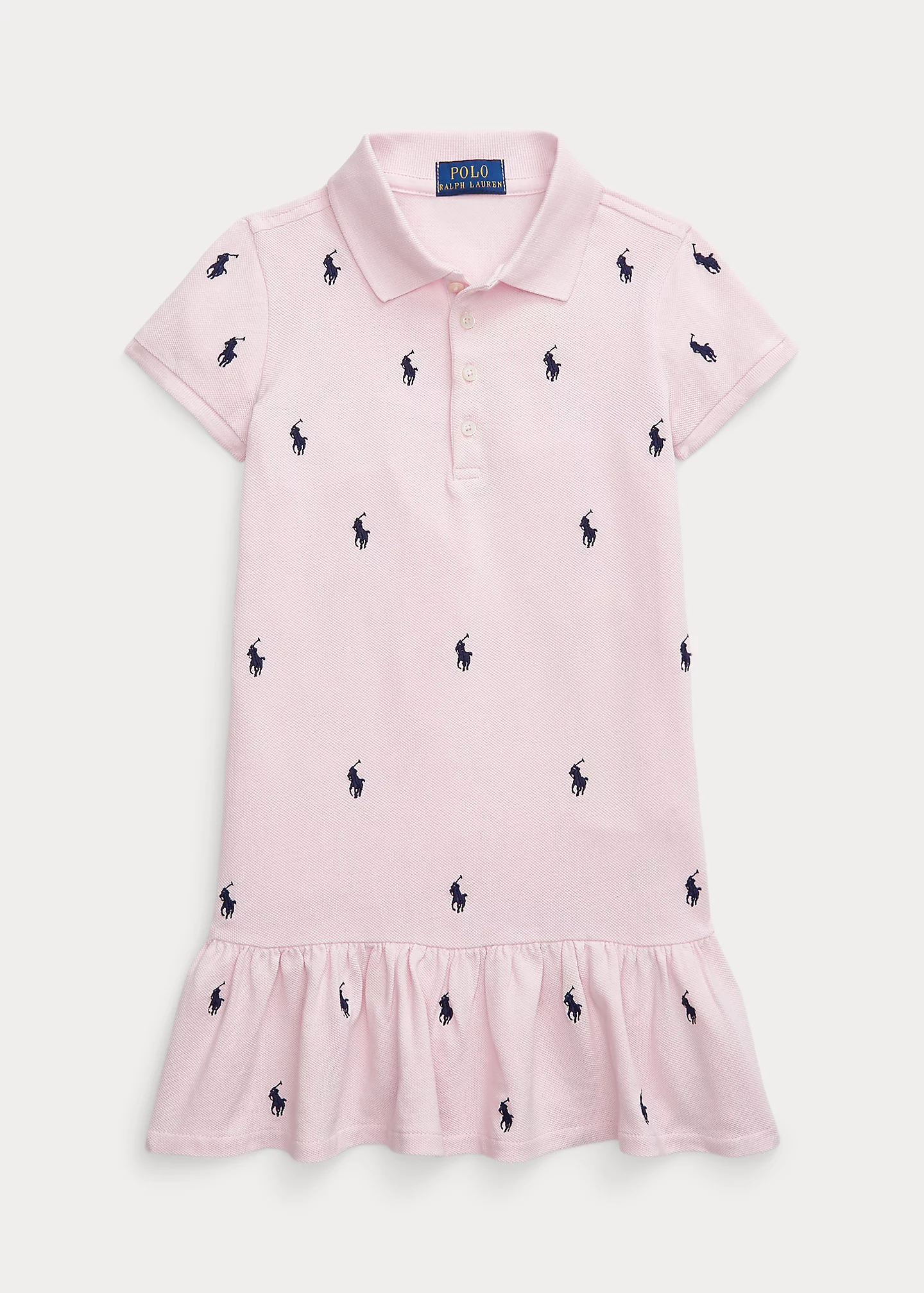 Polo Pony Mesh Polo Dress