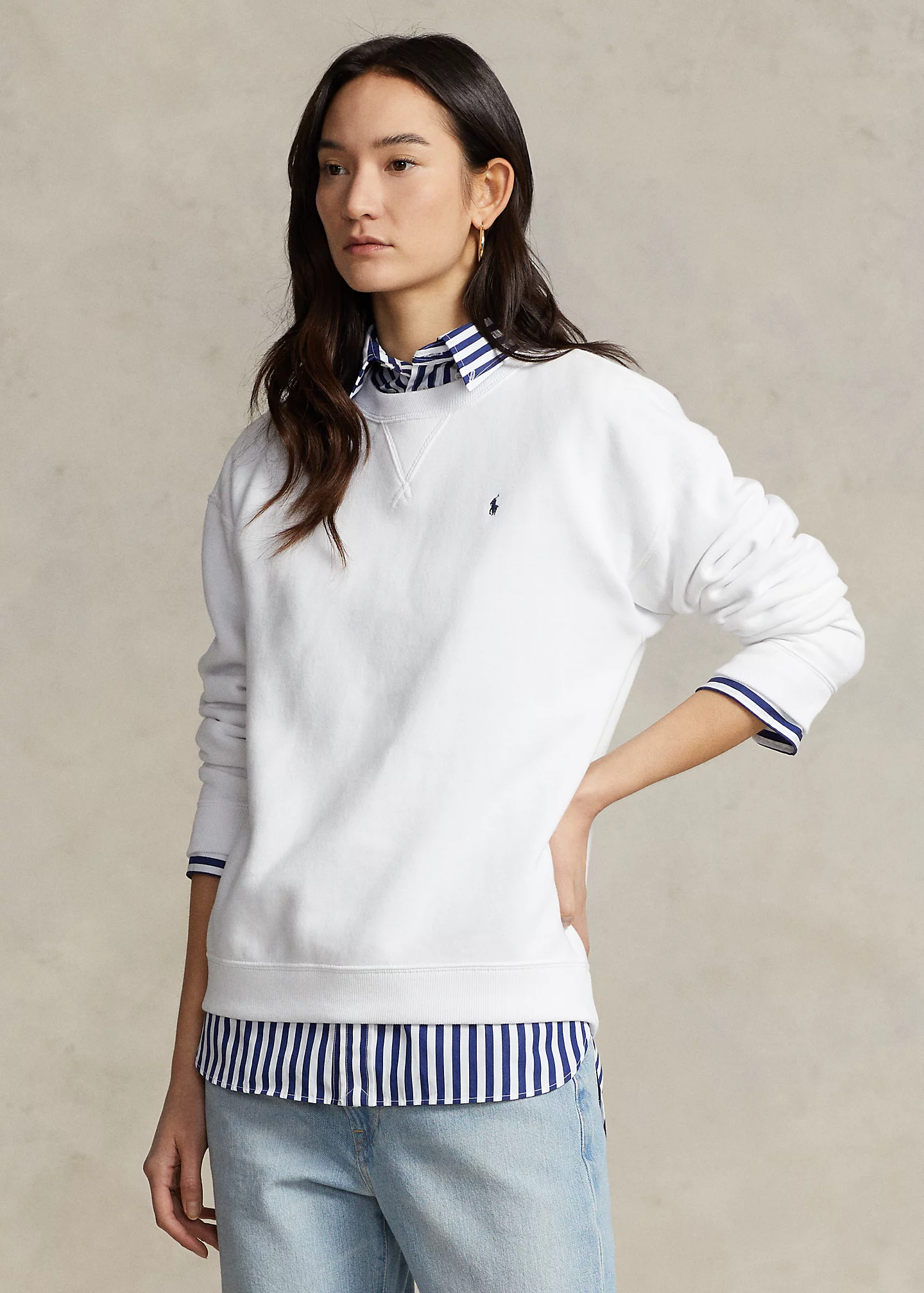 Fleece Crewneck Pullover