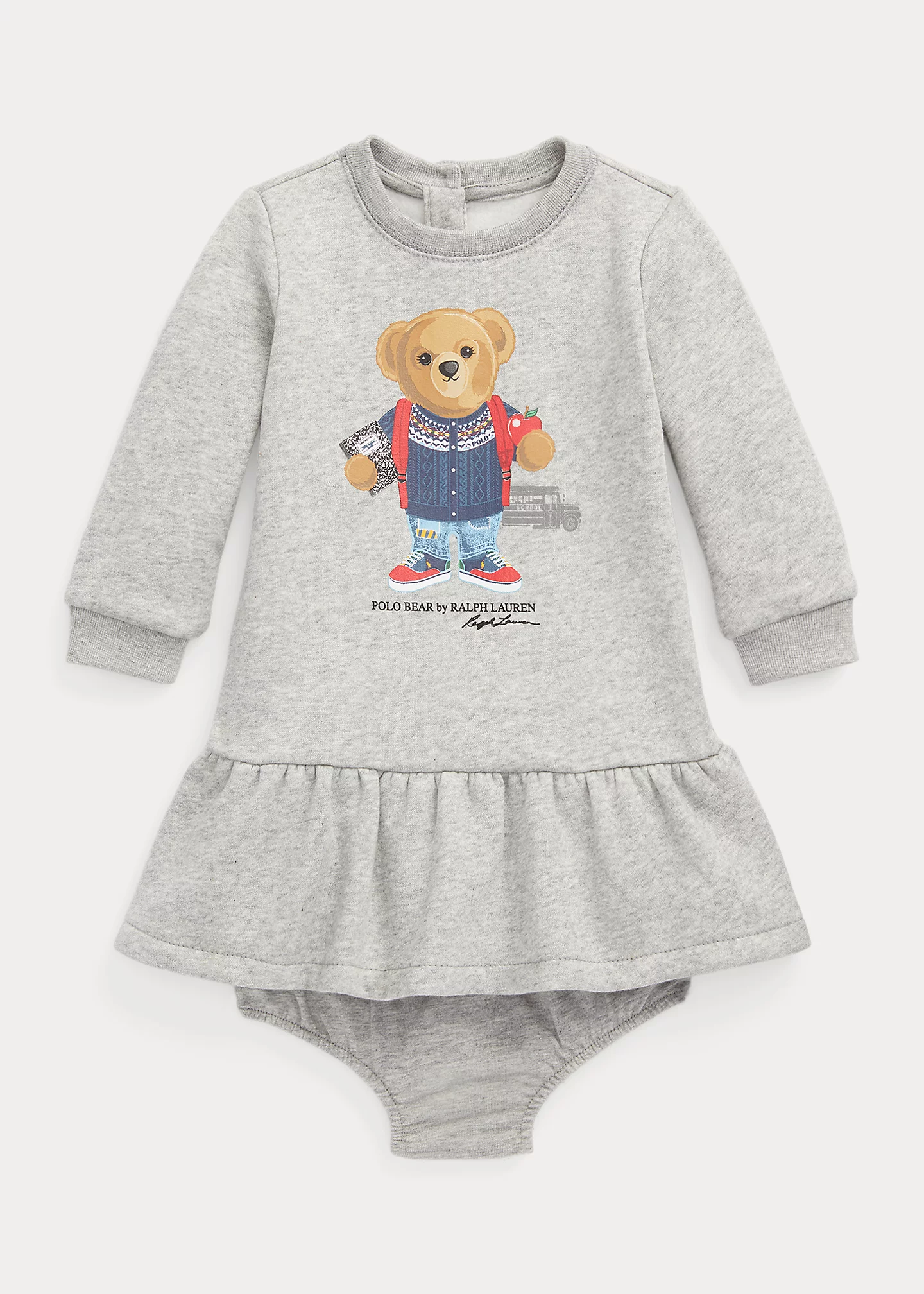 Polo Bear Fleece Dress & Bloomer