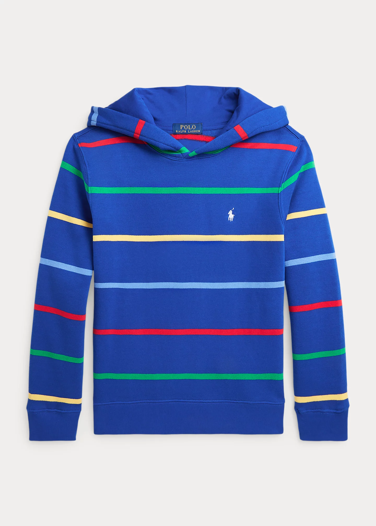 Striped Fleece Hoodie