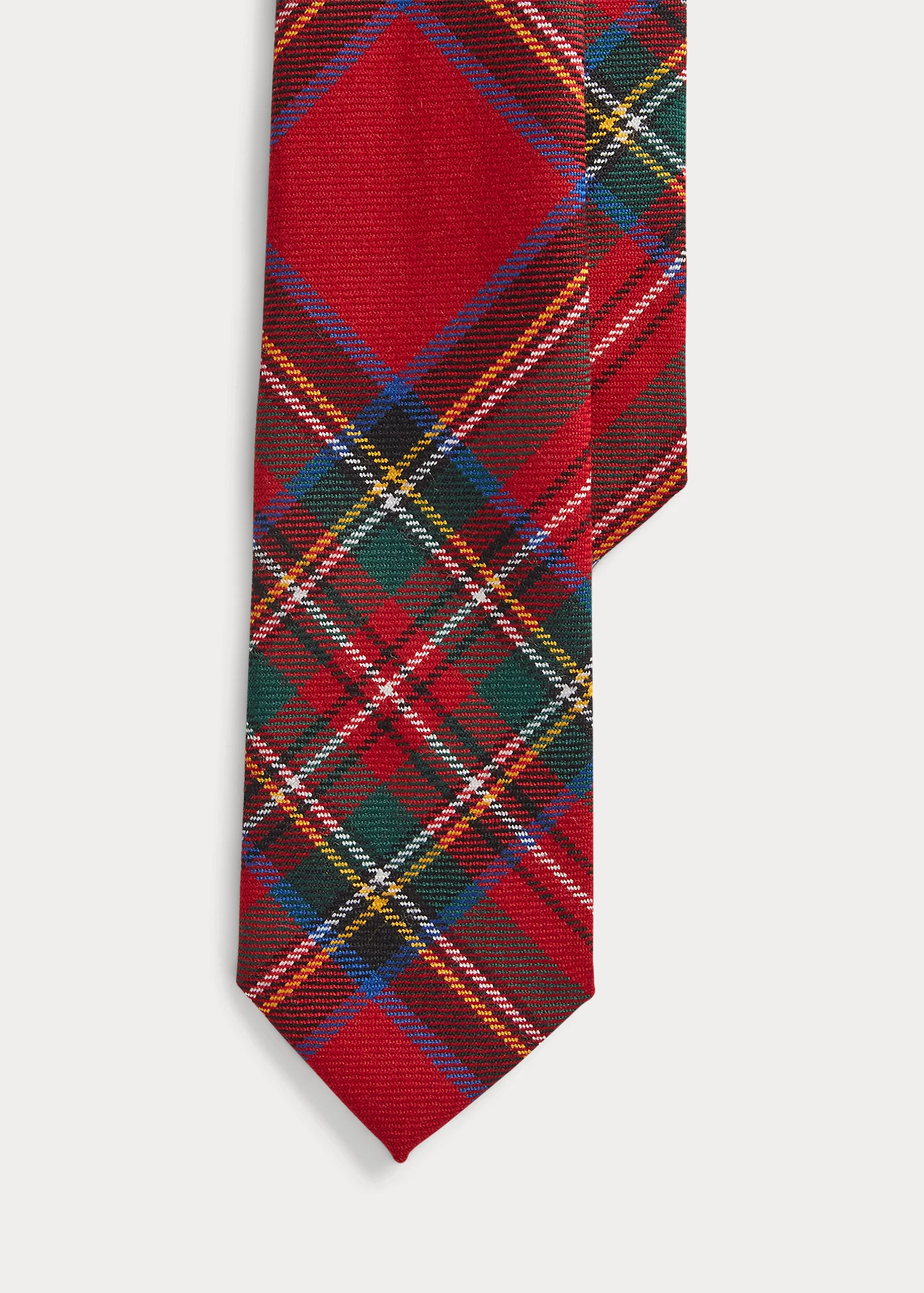 Plaid Wool Tie