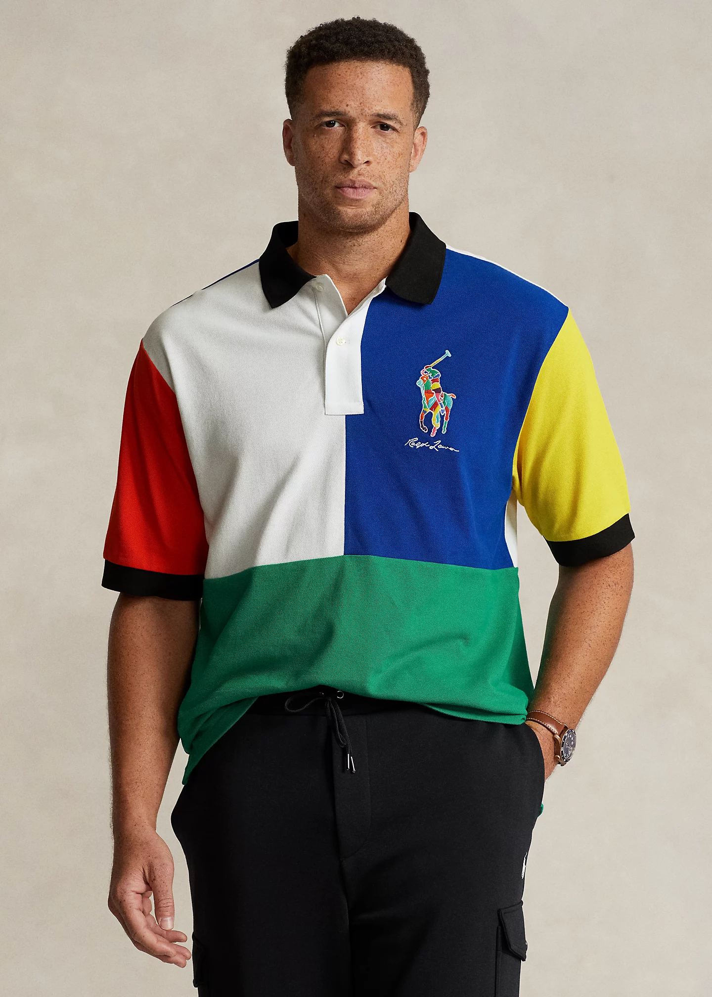 Big Pony Mesh Polo Shirt
