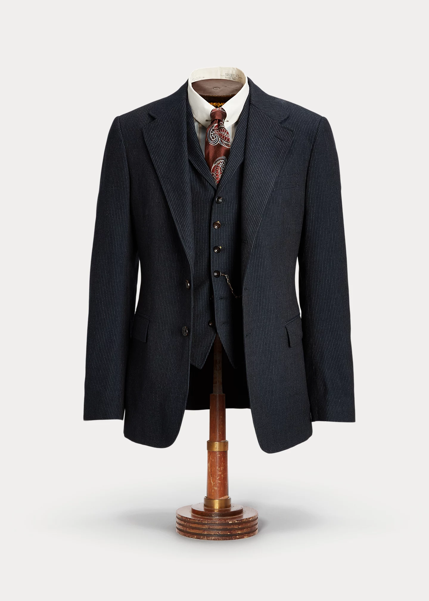 Striped Herringbone Suit Jacket