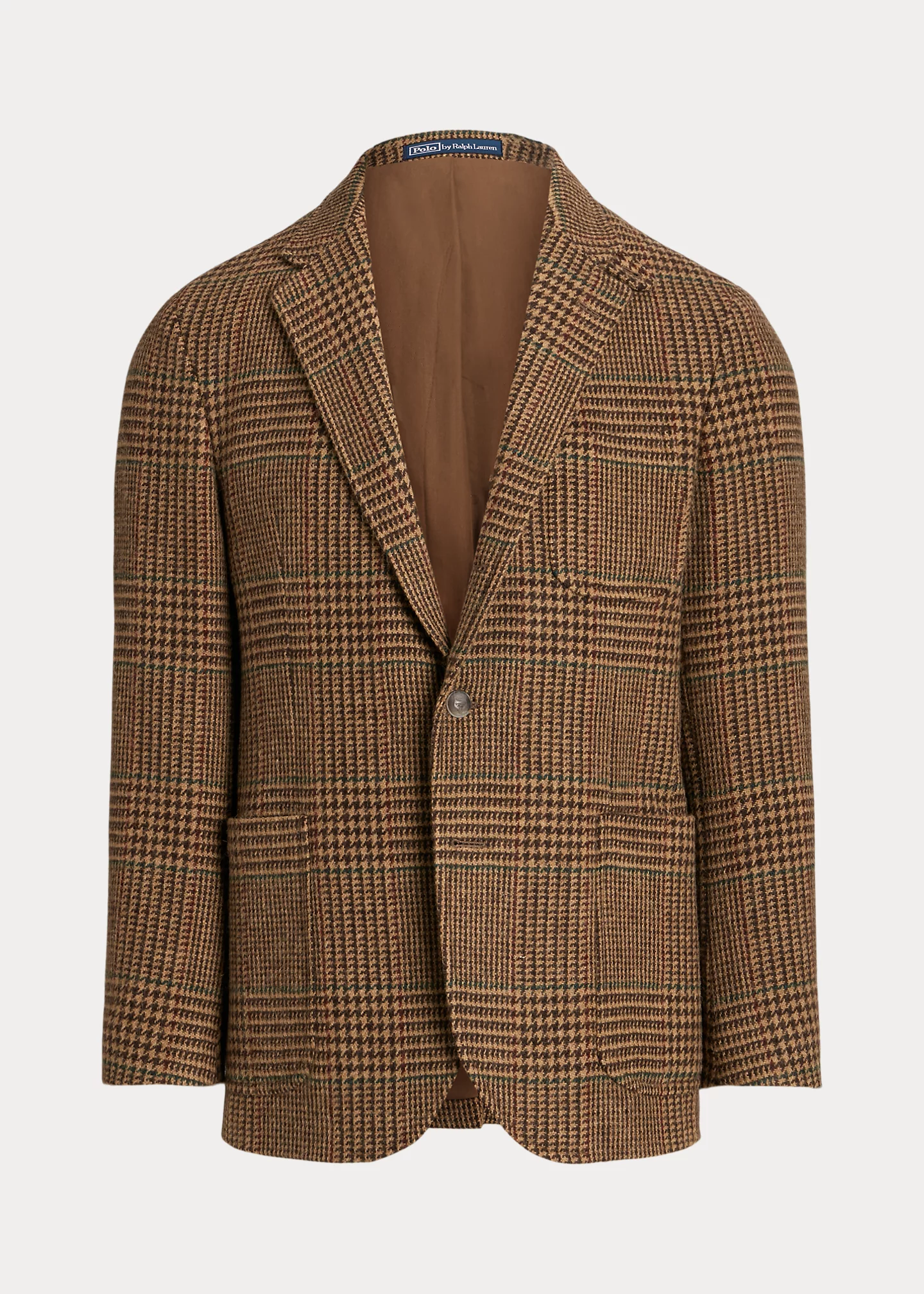Polo Tailored Plaid Tweed Sport Coat