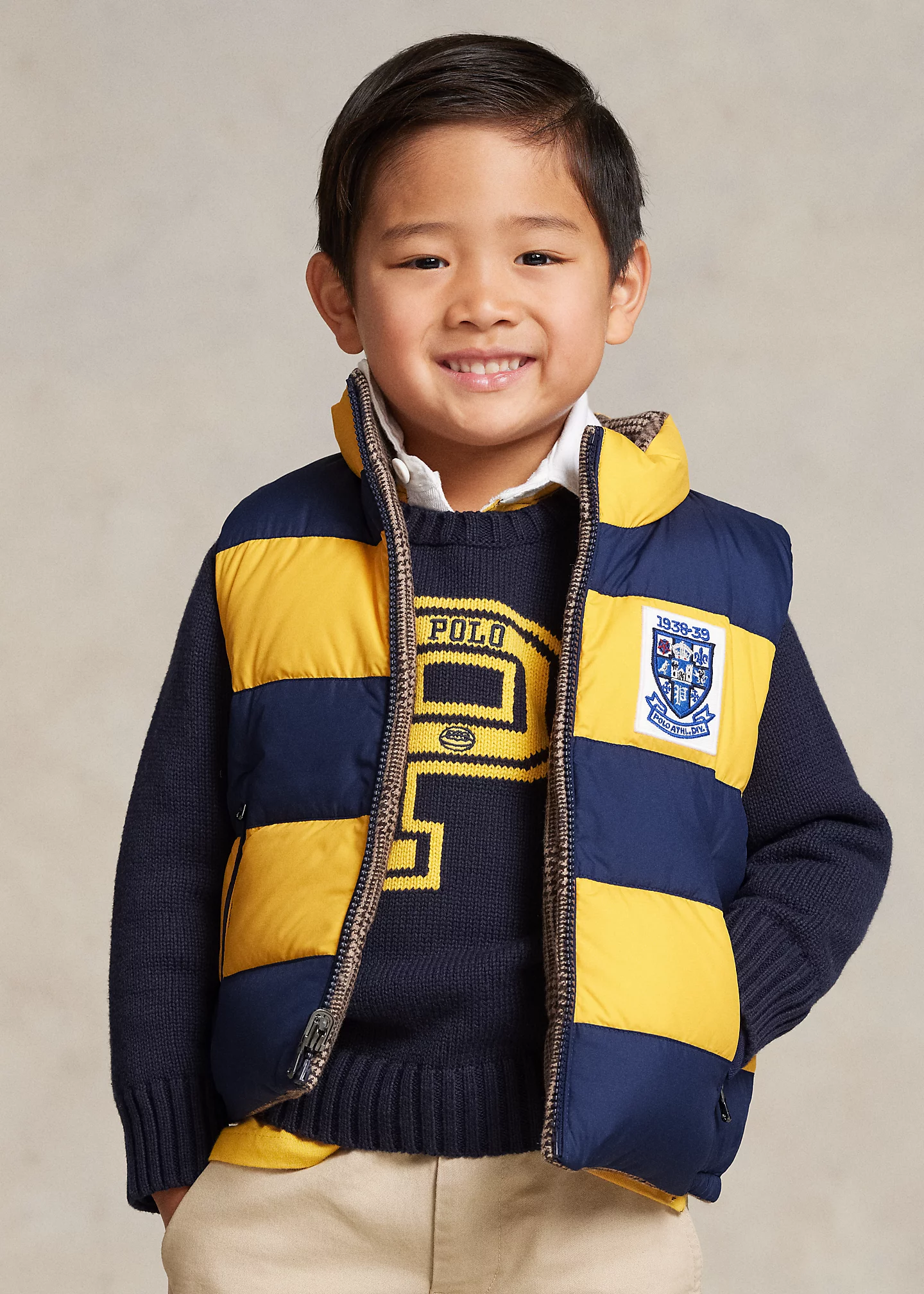 Reversible Water-Repellent Down Vest