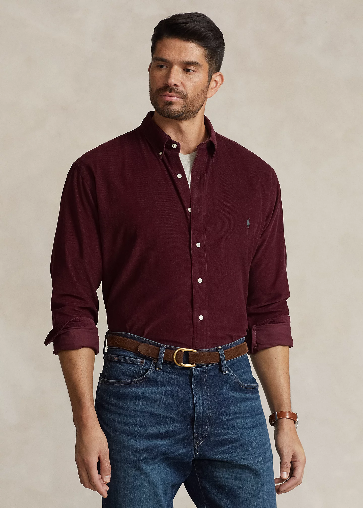 Fine-Wale Corduroy Shirt