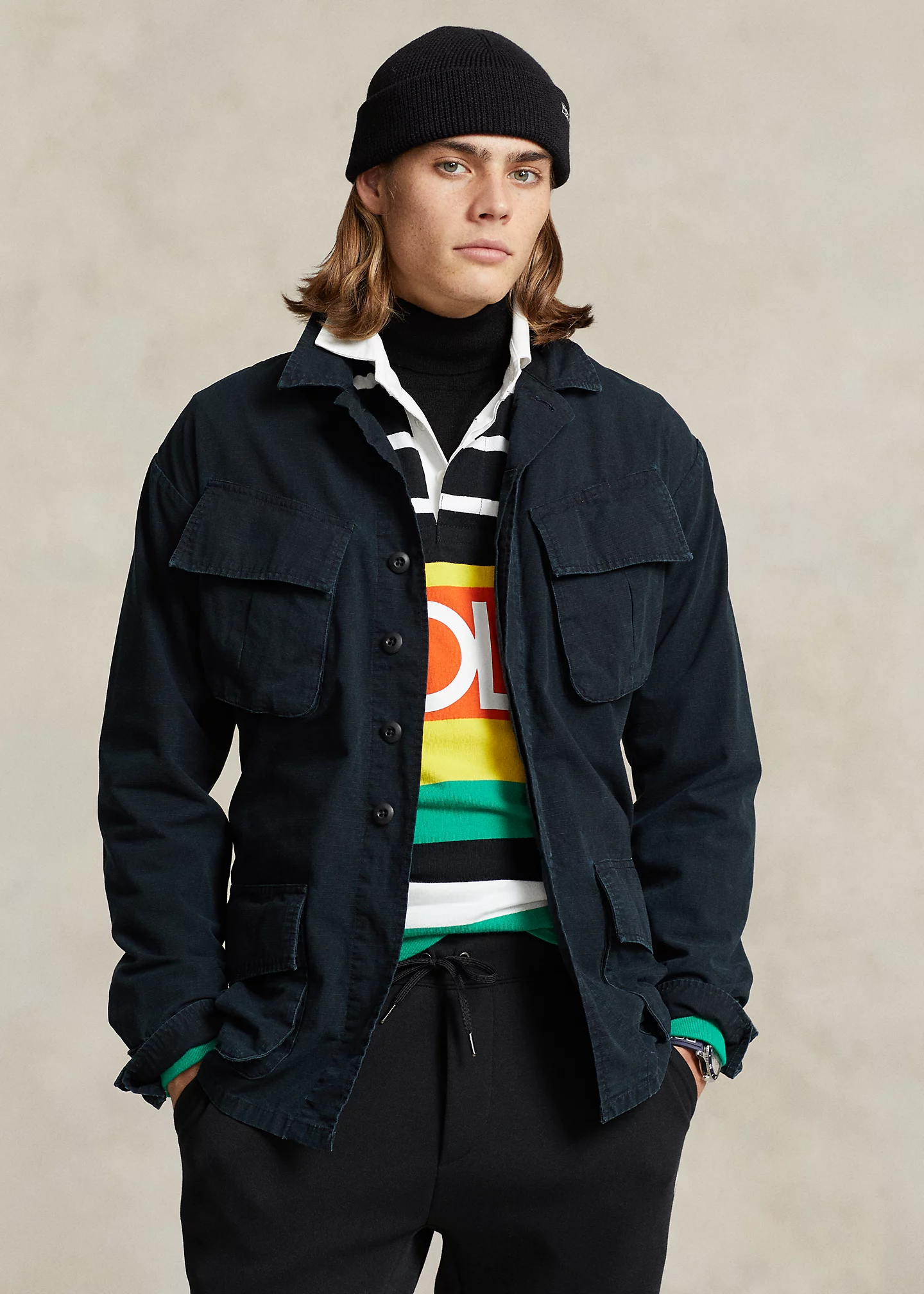 Classic Fit Ripstop Utility Shirt