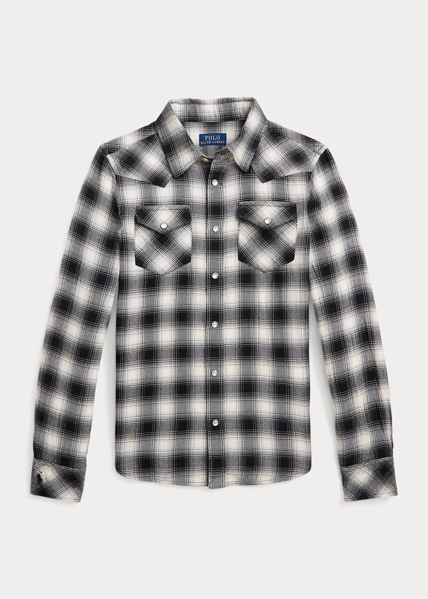 Plaid Flannel Western Shirt