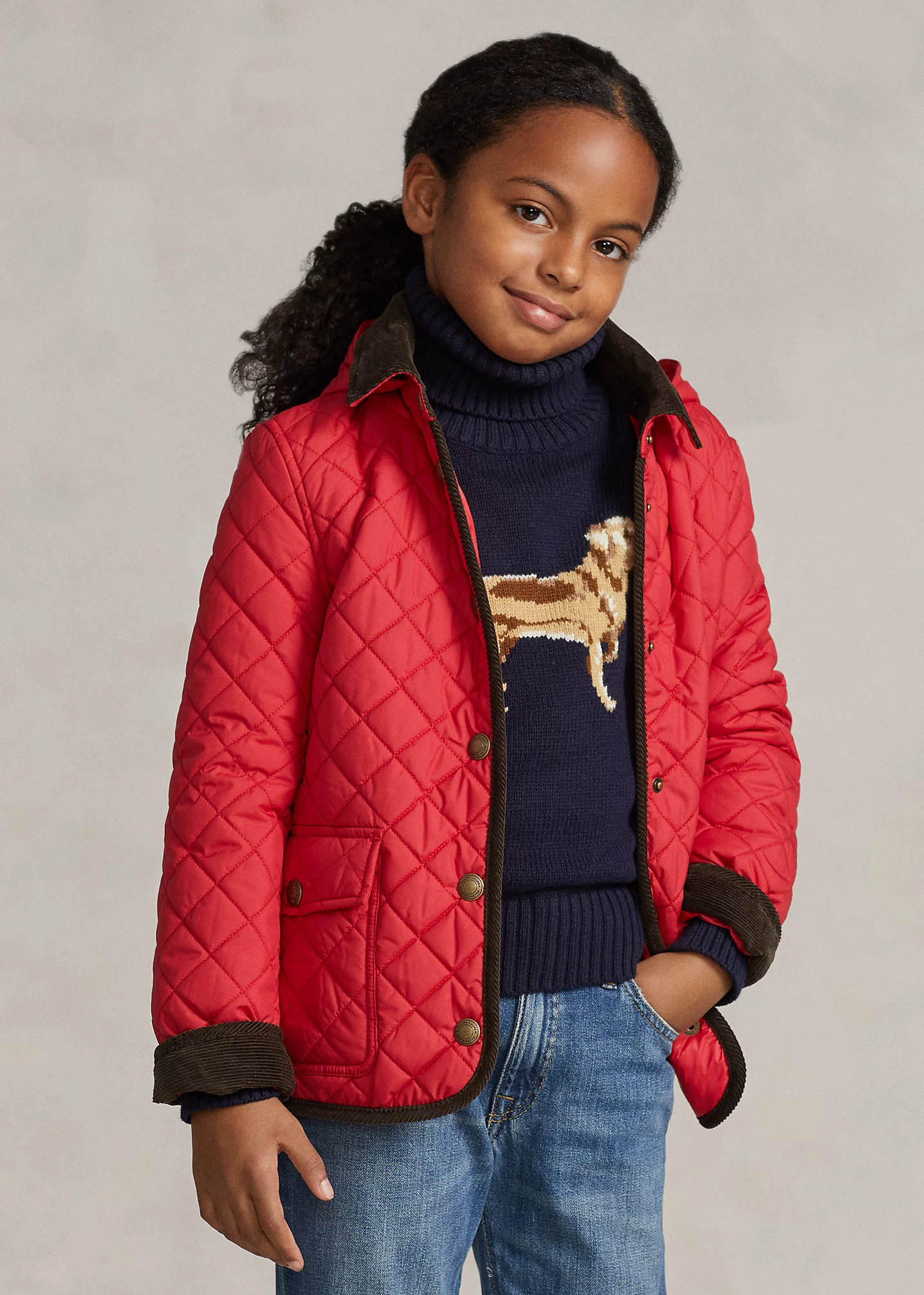 Quilted Water-Repellent Barn Jacket