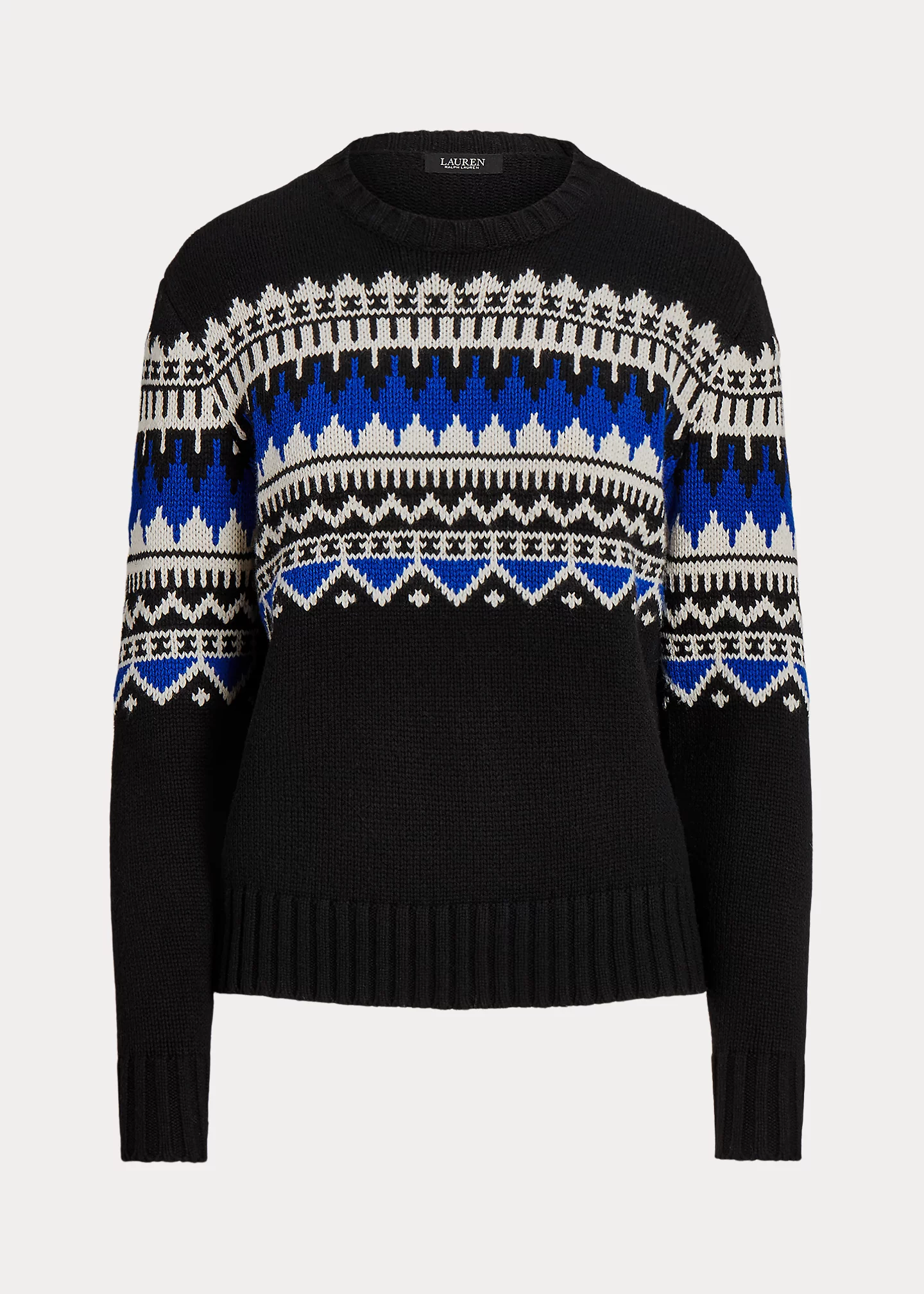 Fair Isle Wool-Blend Crewneck Sweater