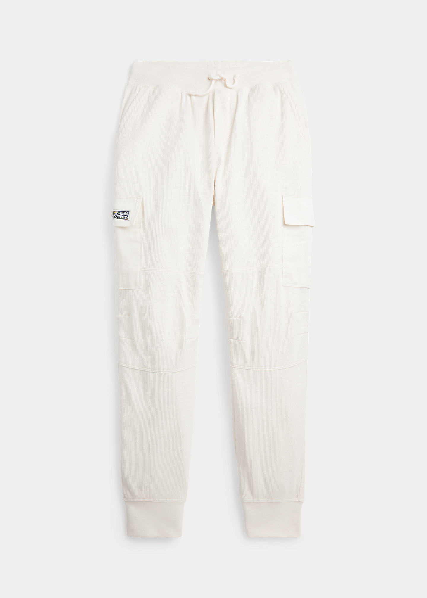 Waffle-Knit Cargo Jogger Pant