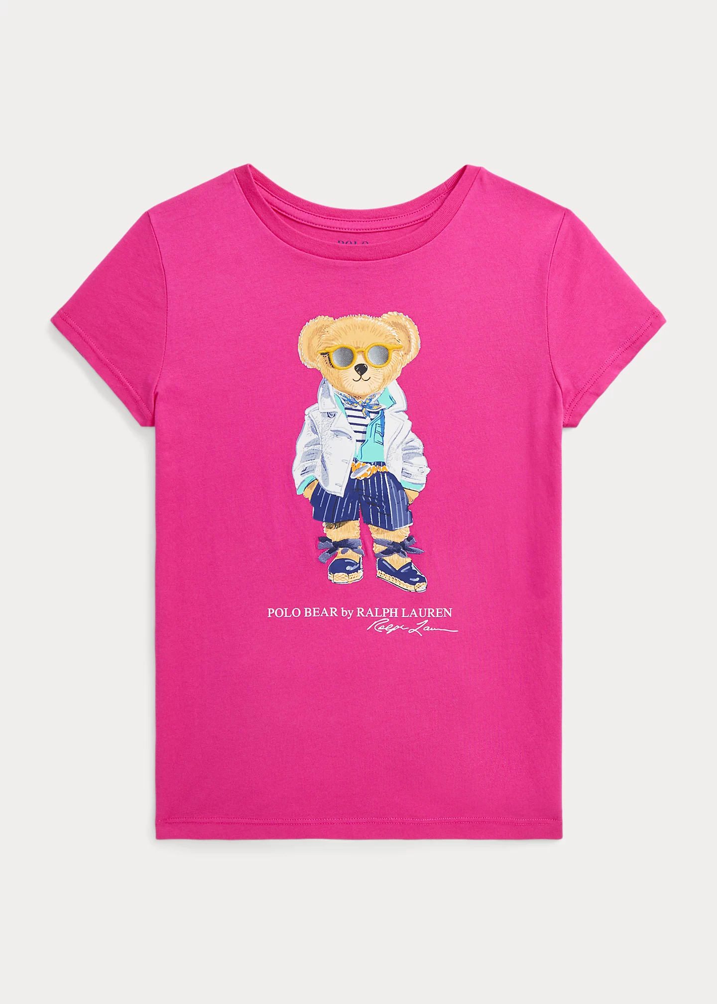 Polo Bear Cotton Jersey Tee