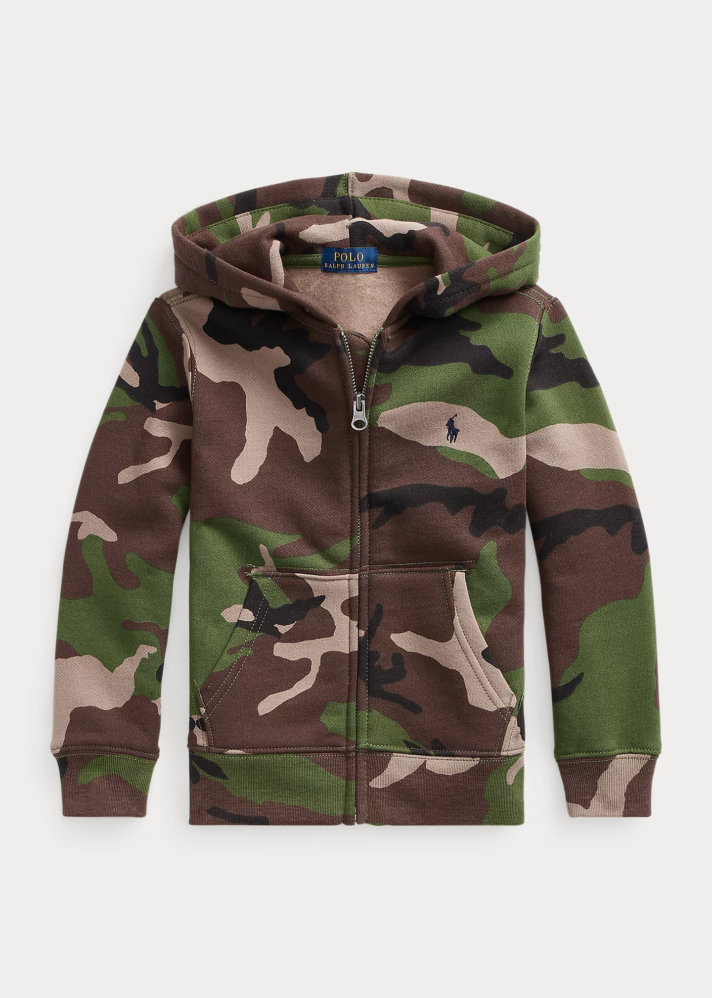 Camo Fleece Full-Zip Hoodie