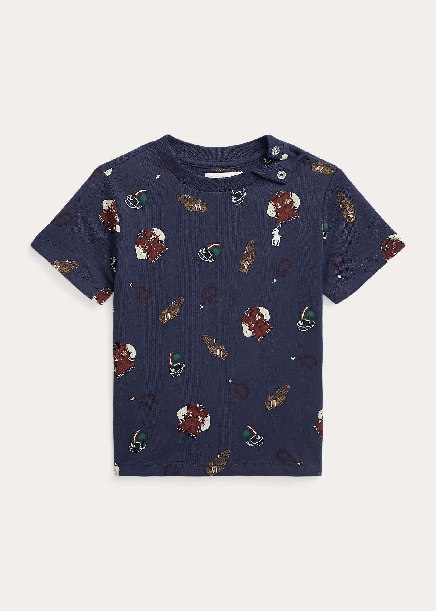 Varsity Inspired–Print Cotton Tee