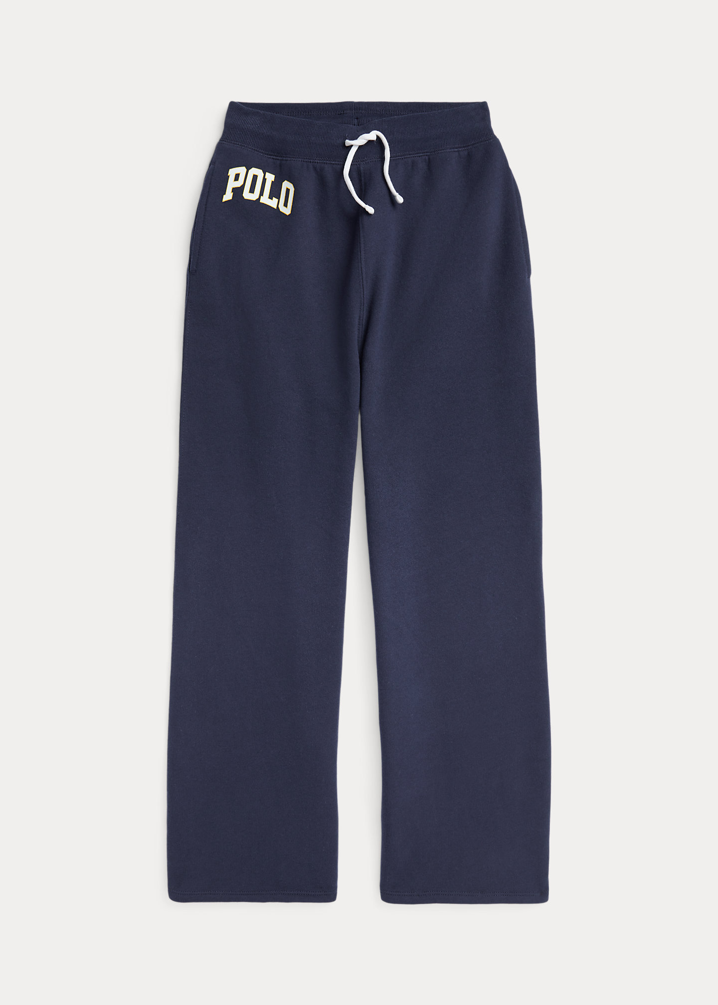 Logo Fleece Wide-Leg Sweatpant