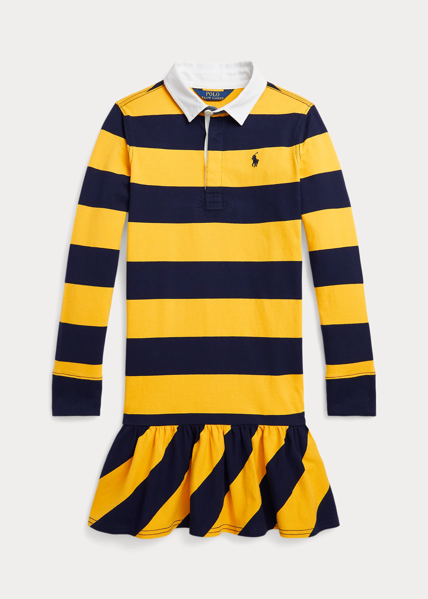 Striped Cotton Jersey Rugby Dress