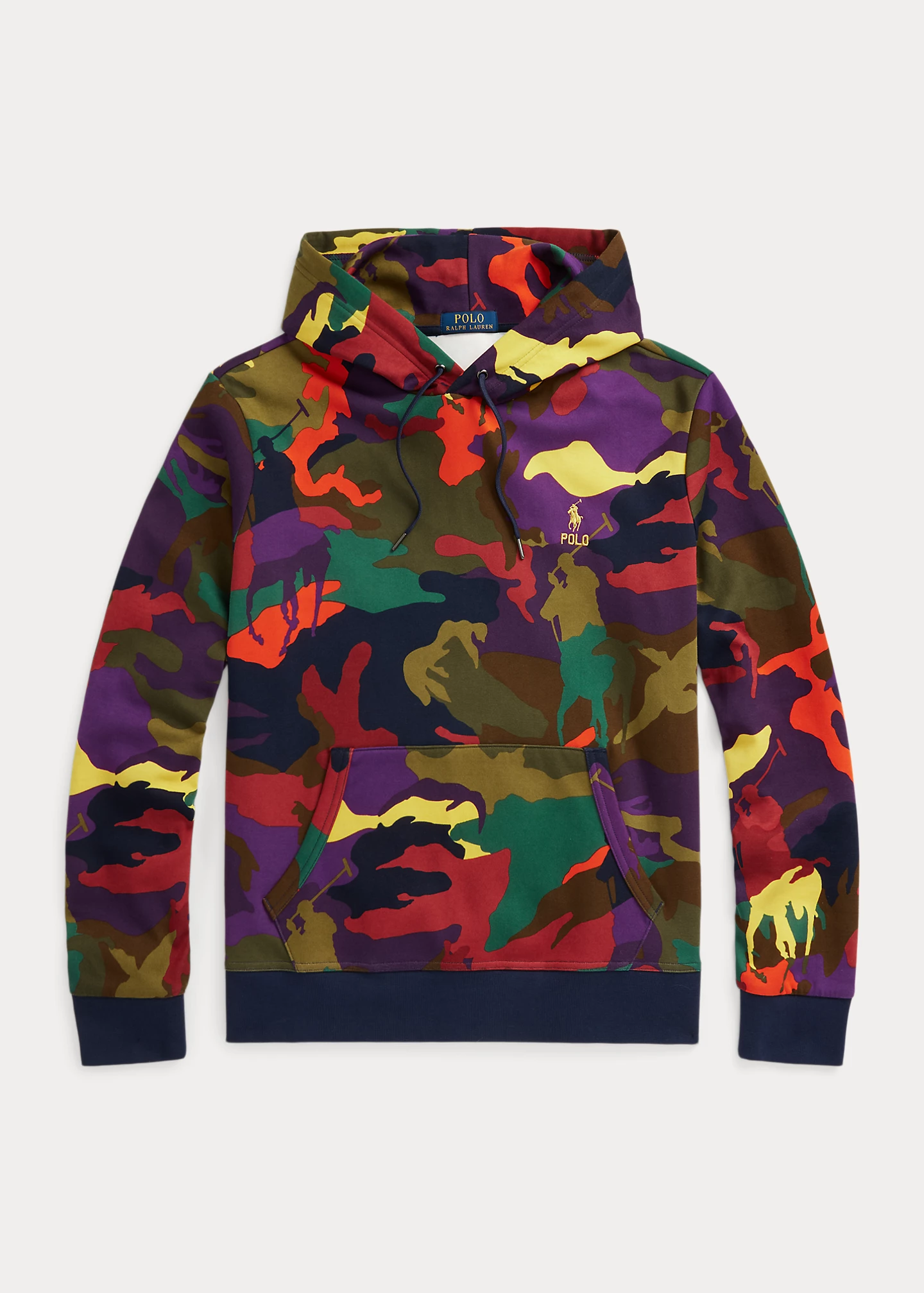 Polo Pony Camo Double-Knit Hoodie