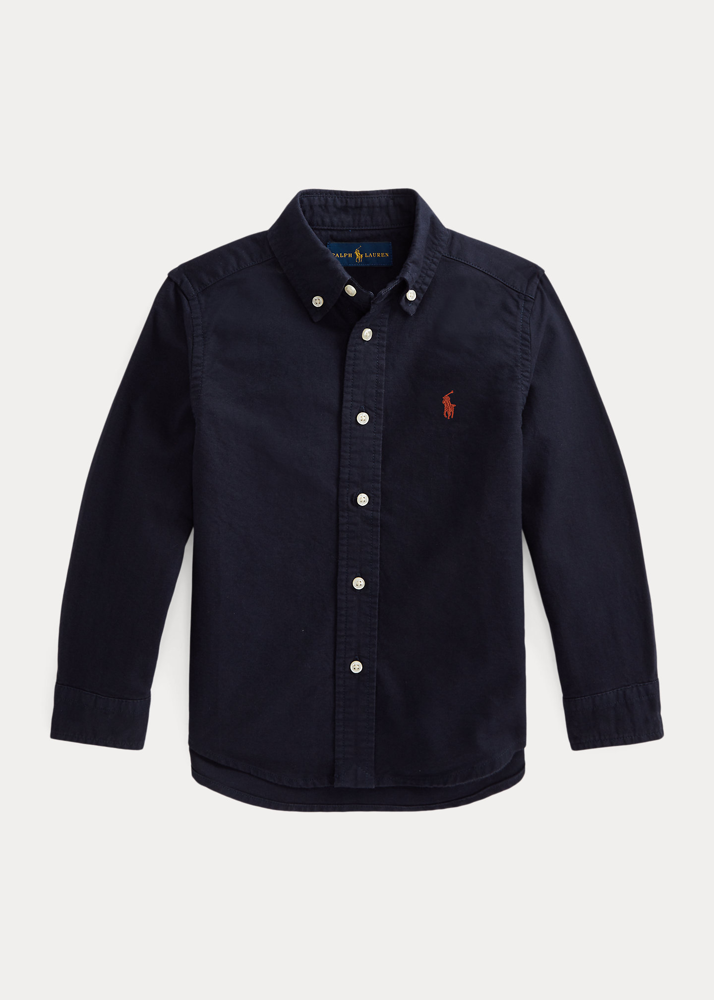 Garment-Dyed Cotton Oxford Shirt