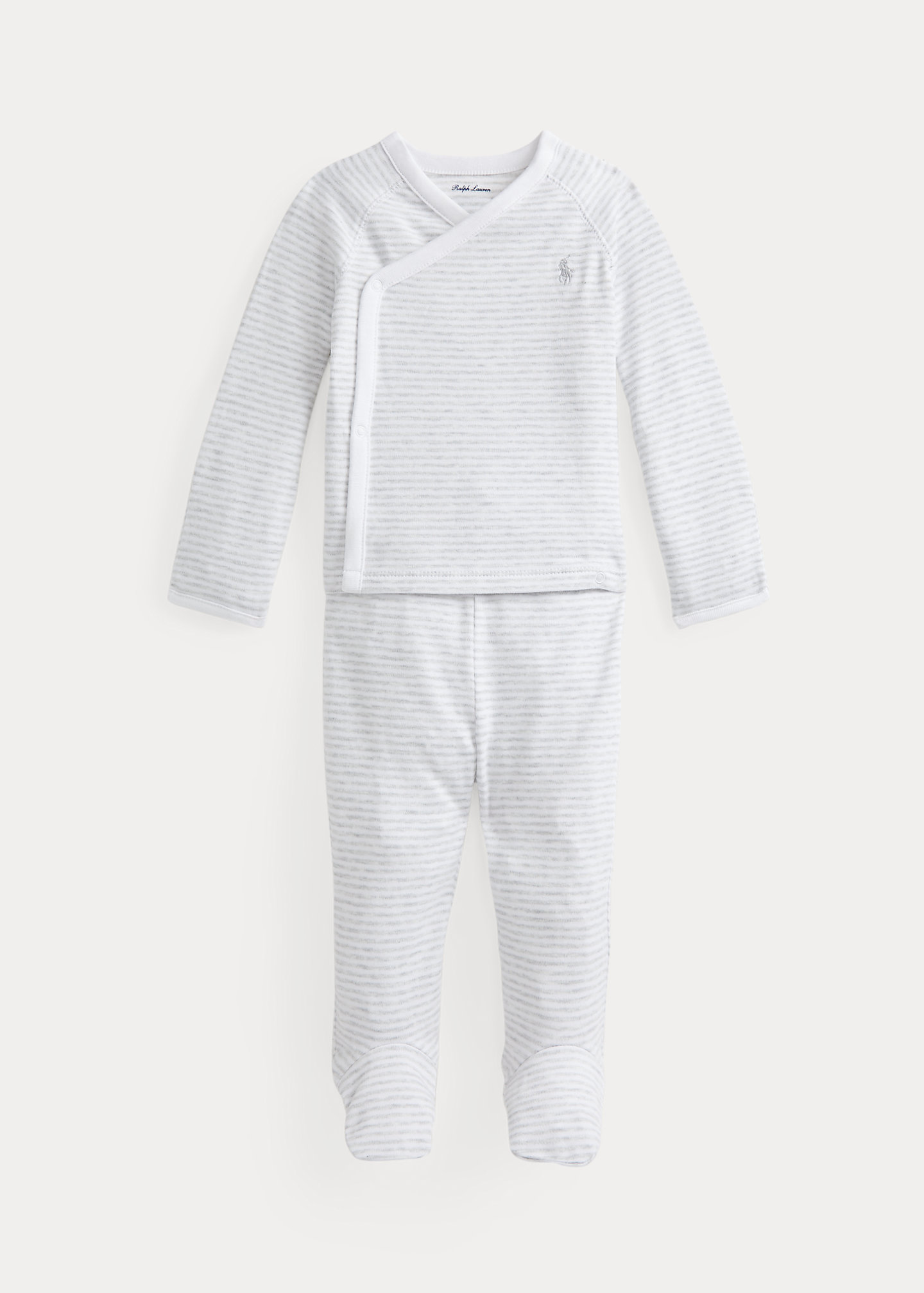 Striped Cotton Top & Pant Set