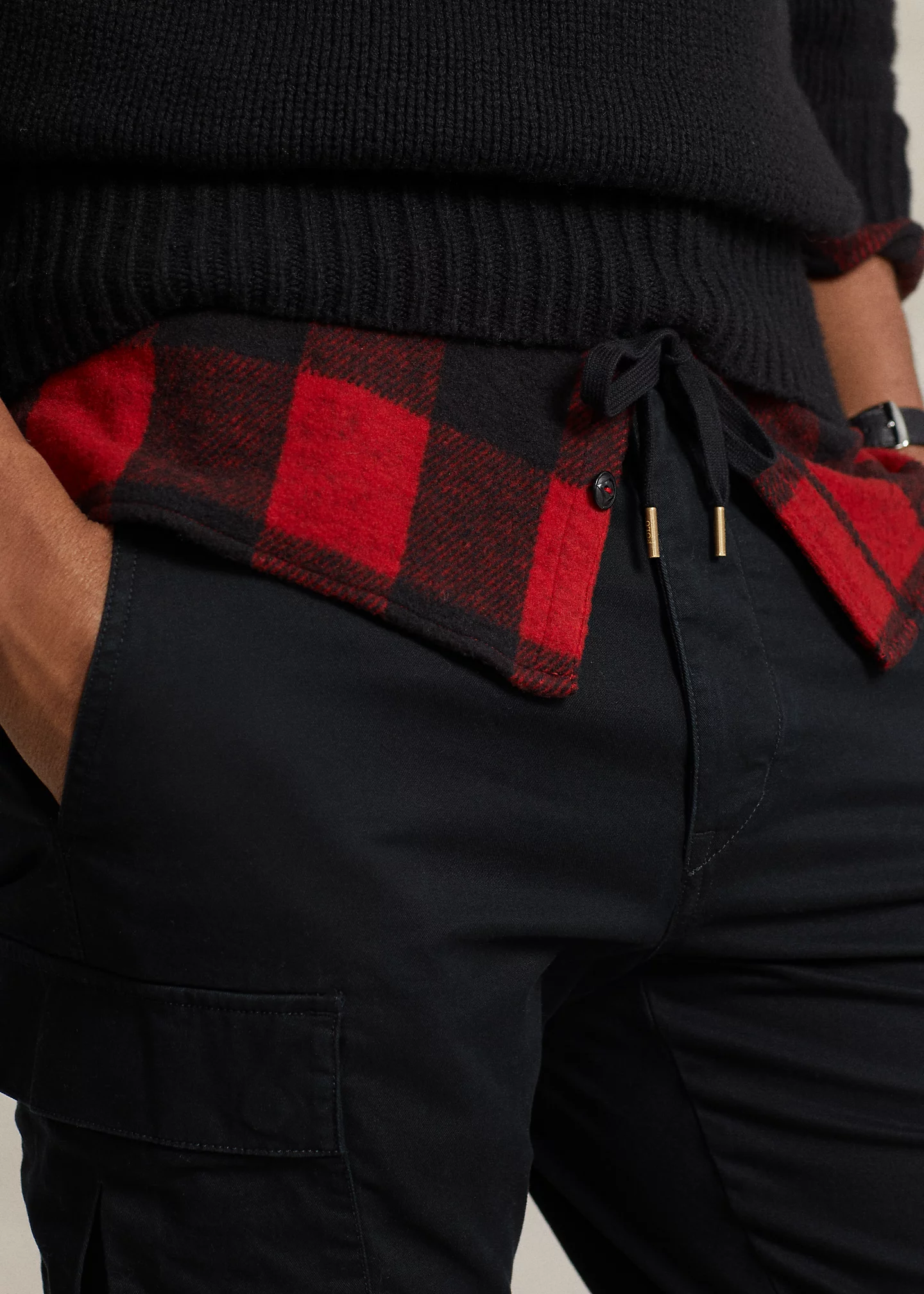 Stretch Slim Fit Twill Cargo Pant