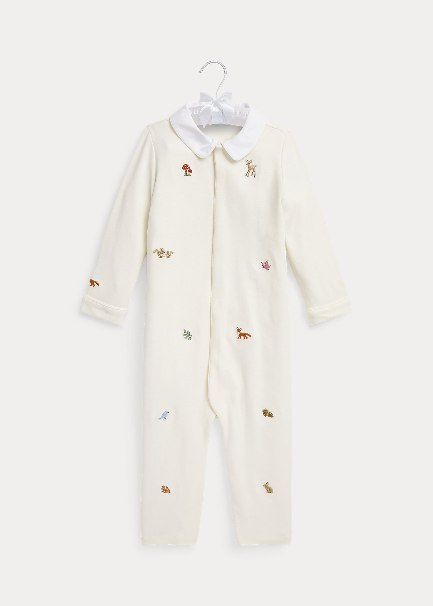 Embroidered Organic Cotton Coverall